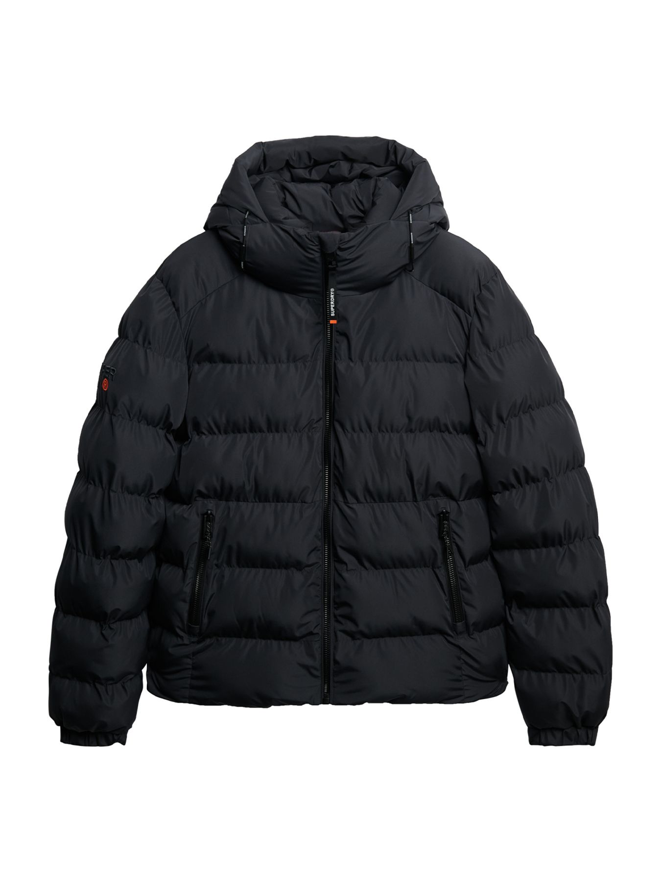 Superdry Hooded sports puffer jacket Ebony/ebony 2900159738077