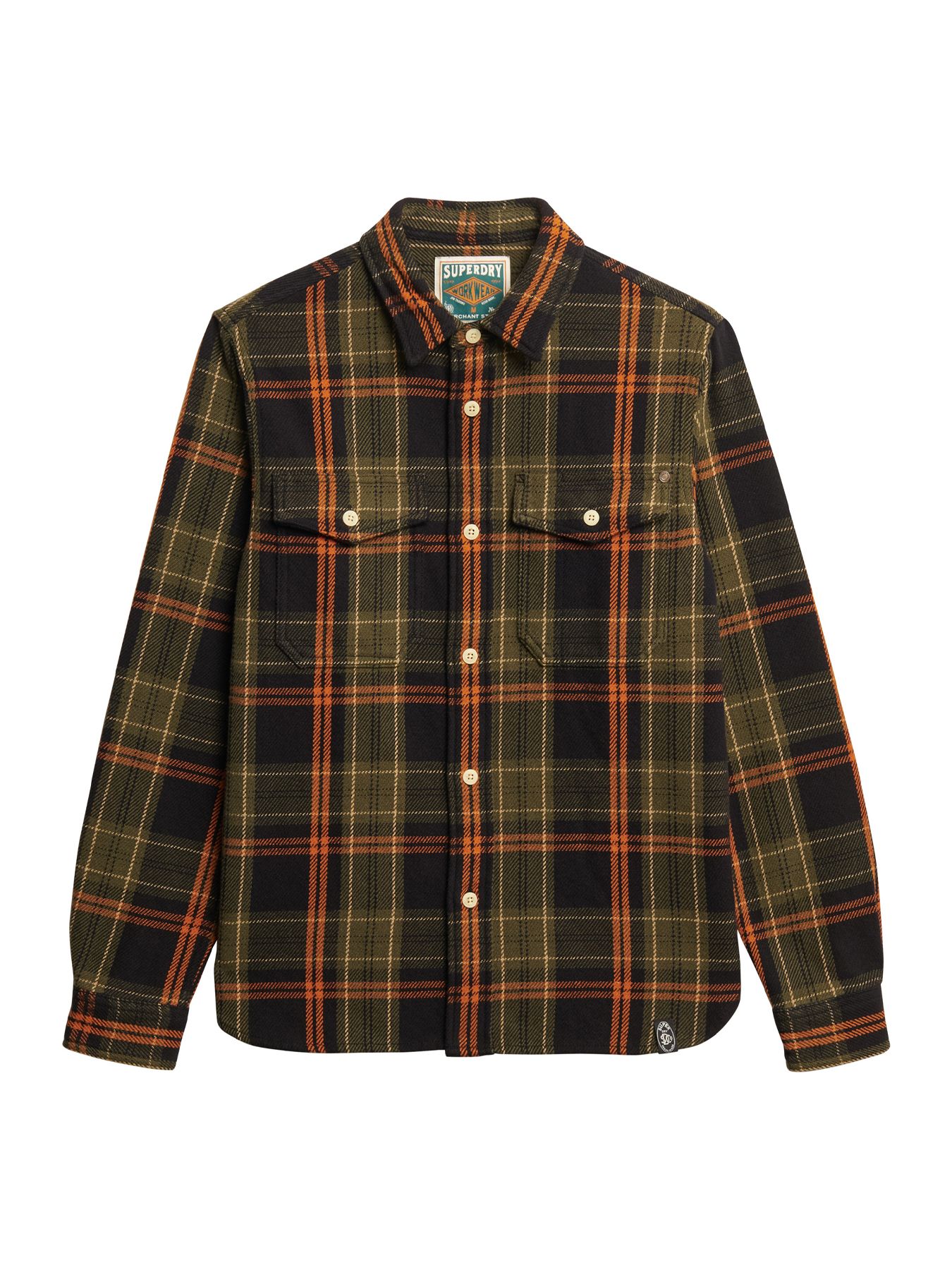 Superdry Merchant heavy checked shirt Peyton 2900160463074