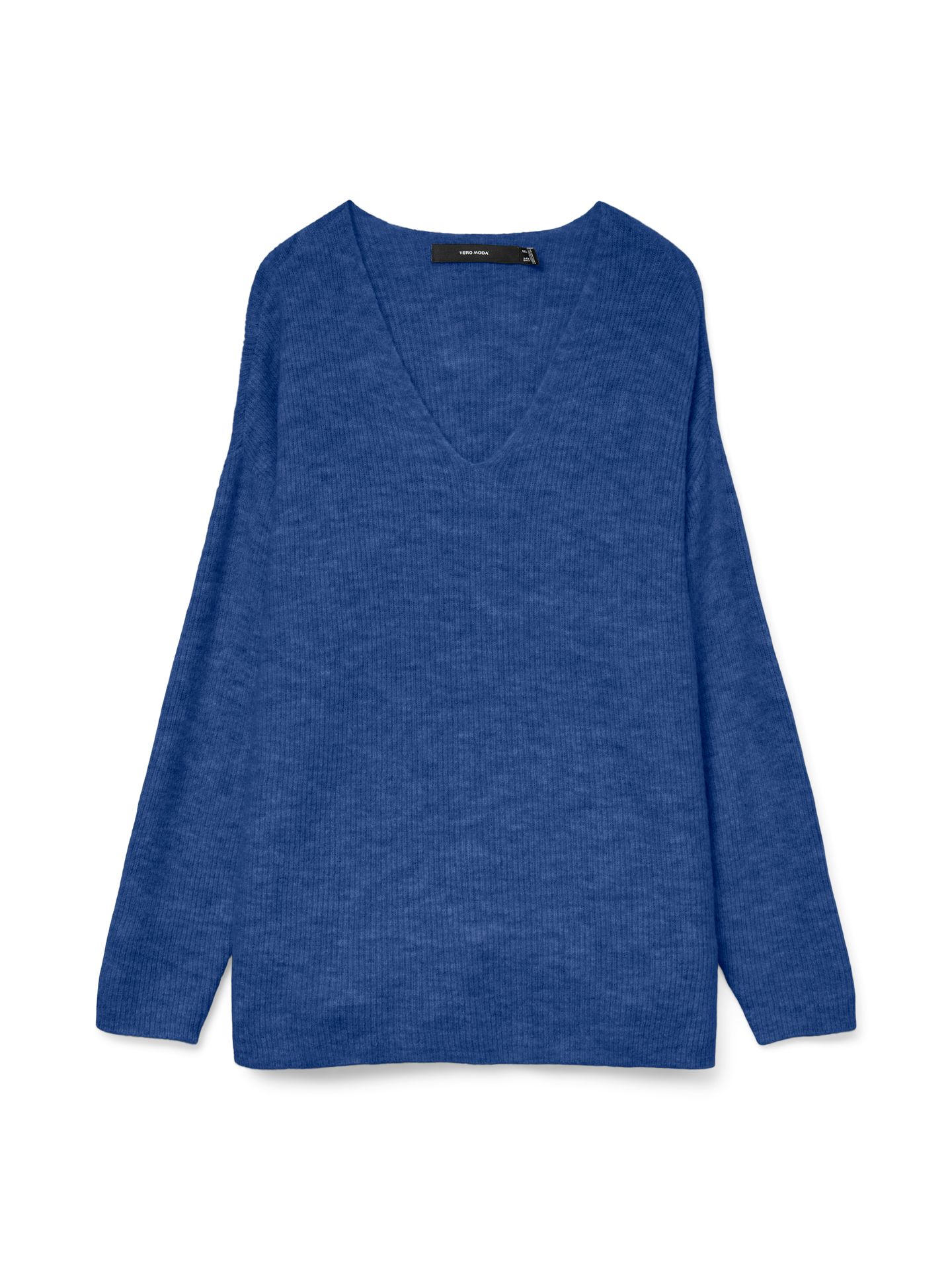 Vero Moda VMCREWLEFILE LS V-NECK BLOUSE NOOS Surf the Web/MELANGE 2900159884019 Vero Moda VMCREWLEFILE LS V-NECK BLOUSE NOOS Surf the Web/MELANGE 2900159884019