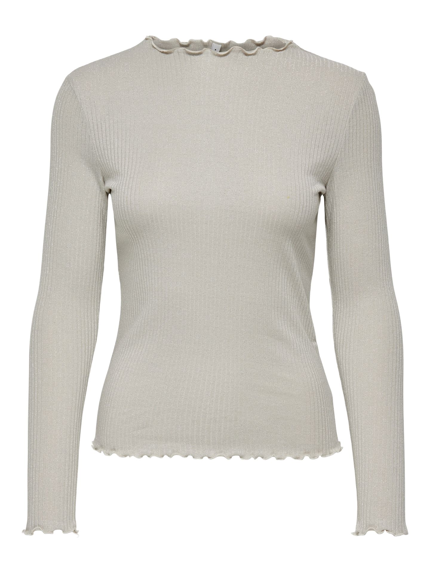 Only ONLEMMA LS GLITTER TOP JRS NOOS Pumice Stone/Coconut 2900159889052