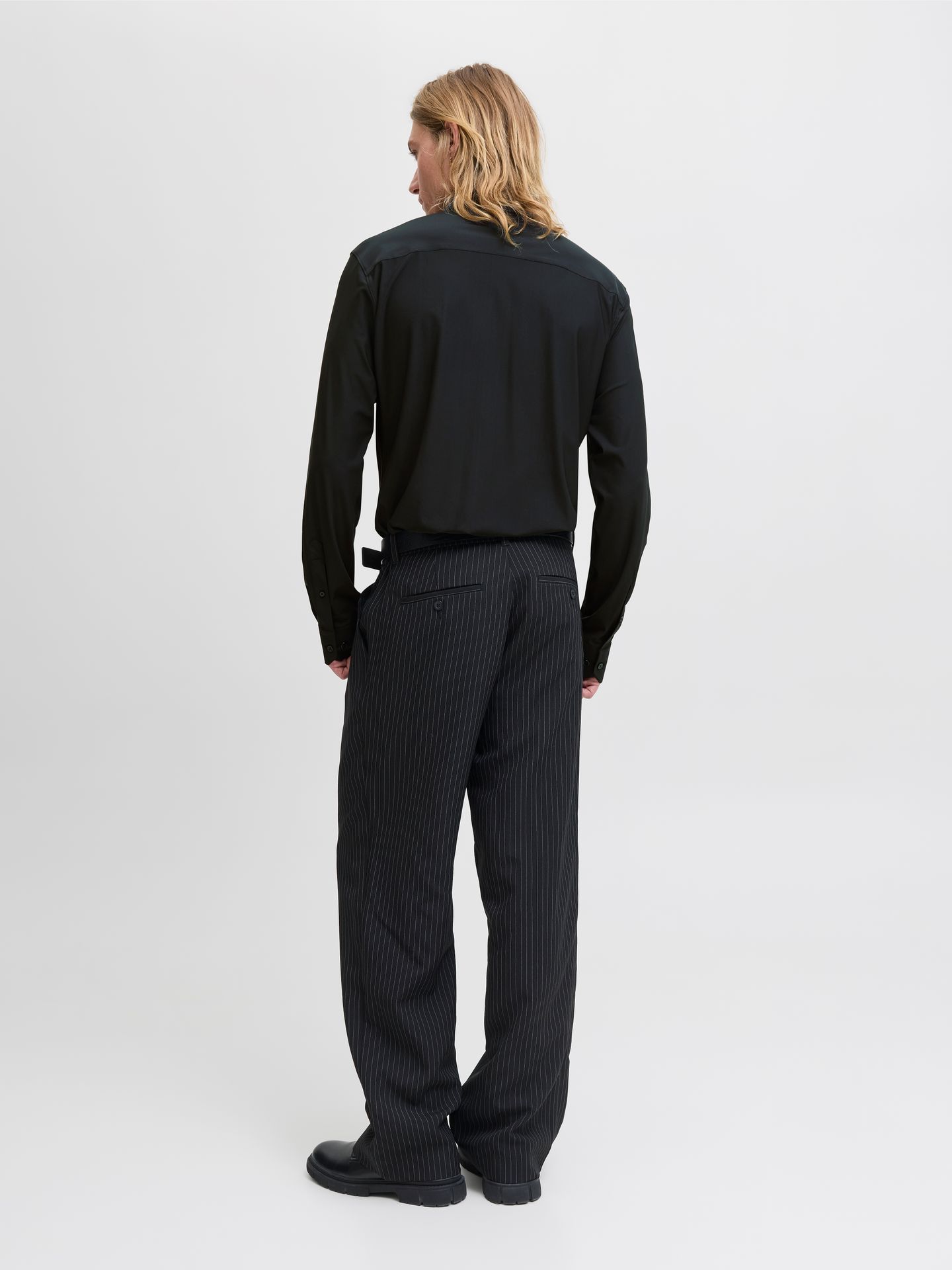 Jack & Jones JPRBLAACTIVE STRETCH LS SHIRT SN Black 2900159892045