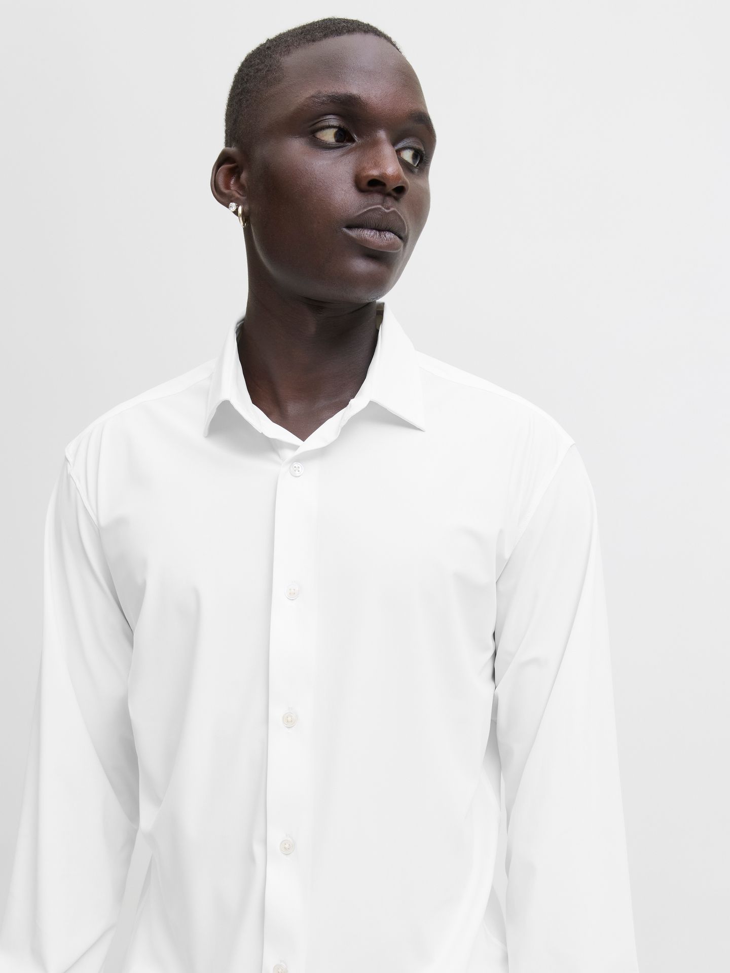 Jack & Jones JPRBLAACTIVE STRETCH LS SHIRT SN White 2900159891031