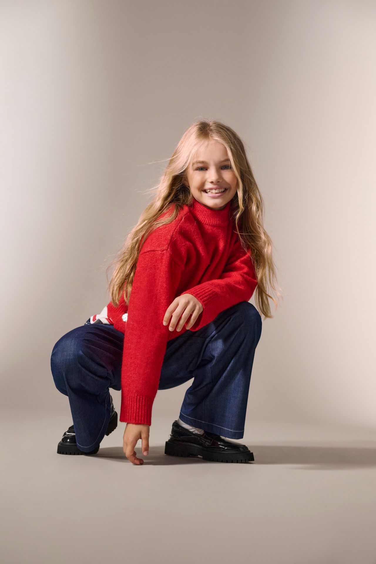 Only KOGRENE LIFE LS BUTTON O-NECK CP KN Salsa 2900159893028