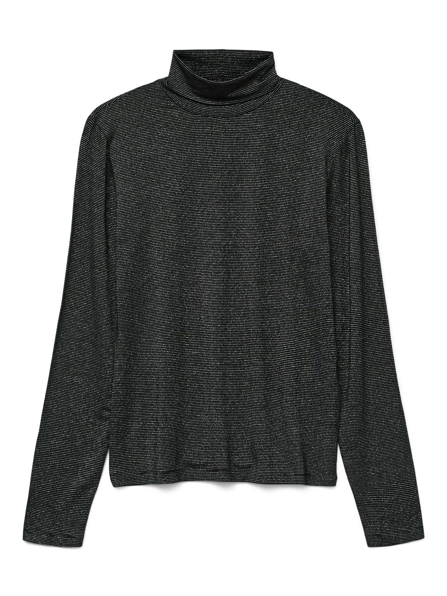 Vero Moda VMLAVA GLITTER LS HIGHNECK TOP NOOS Black/COATED 00114988-EKA26011400000116