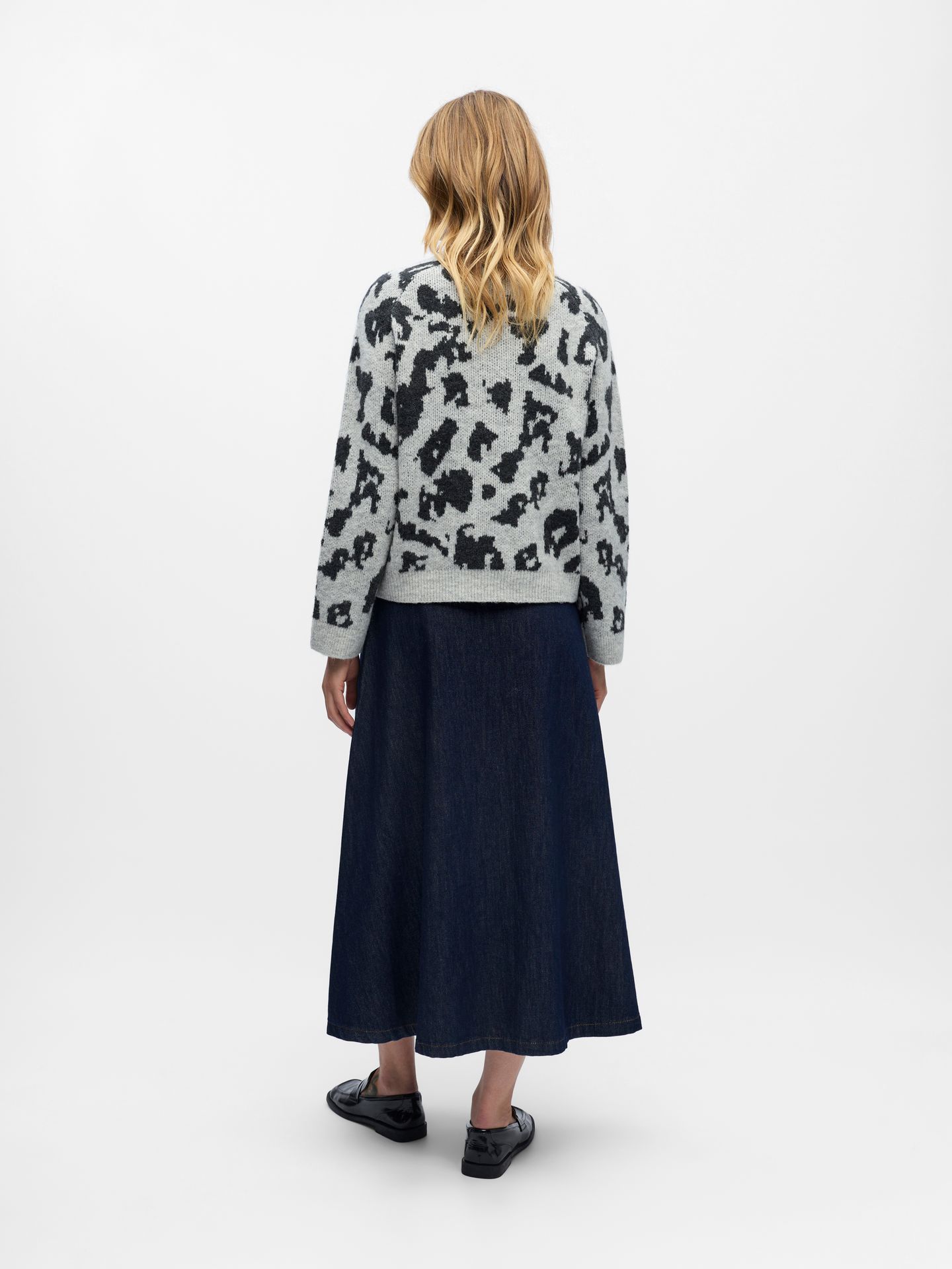 Object OBJDIANA LS RE O-NECK KNIT NOOS Light Grey Melange/Dgm graphic 2900159901013 Object OBJDIANA LS RE O-NECK KNIT NOOS Light Grey Melange/Dgm graphic 2900159901013