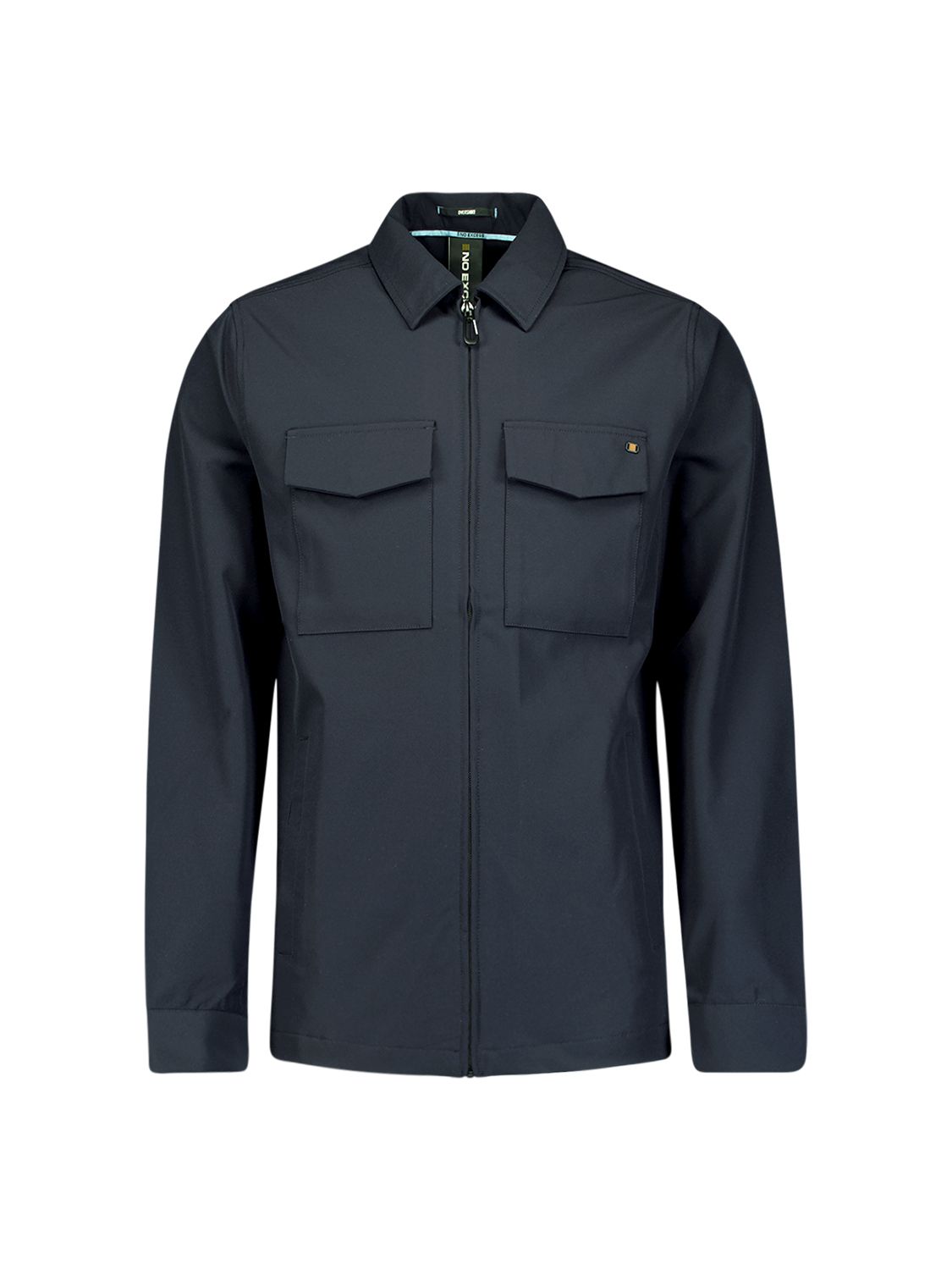 No Excess Overshirt Full Zipper Stretch Sedoc 078 night 2900159914075 No Excess Overshirt Full Zipper Stretch Sedoc 078 night 2900159914075