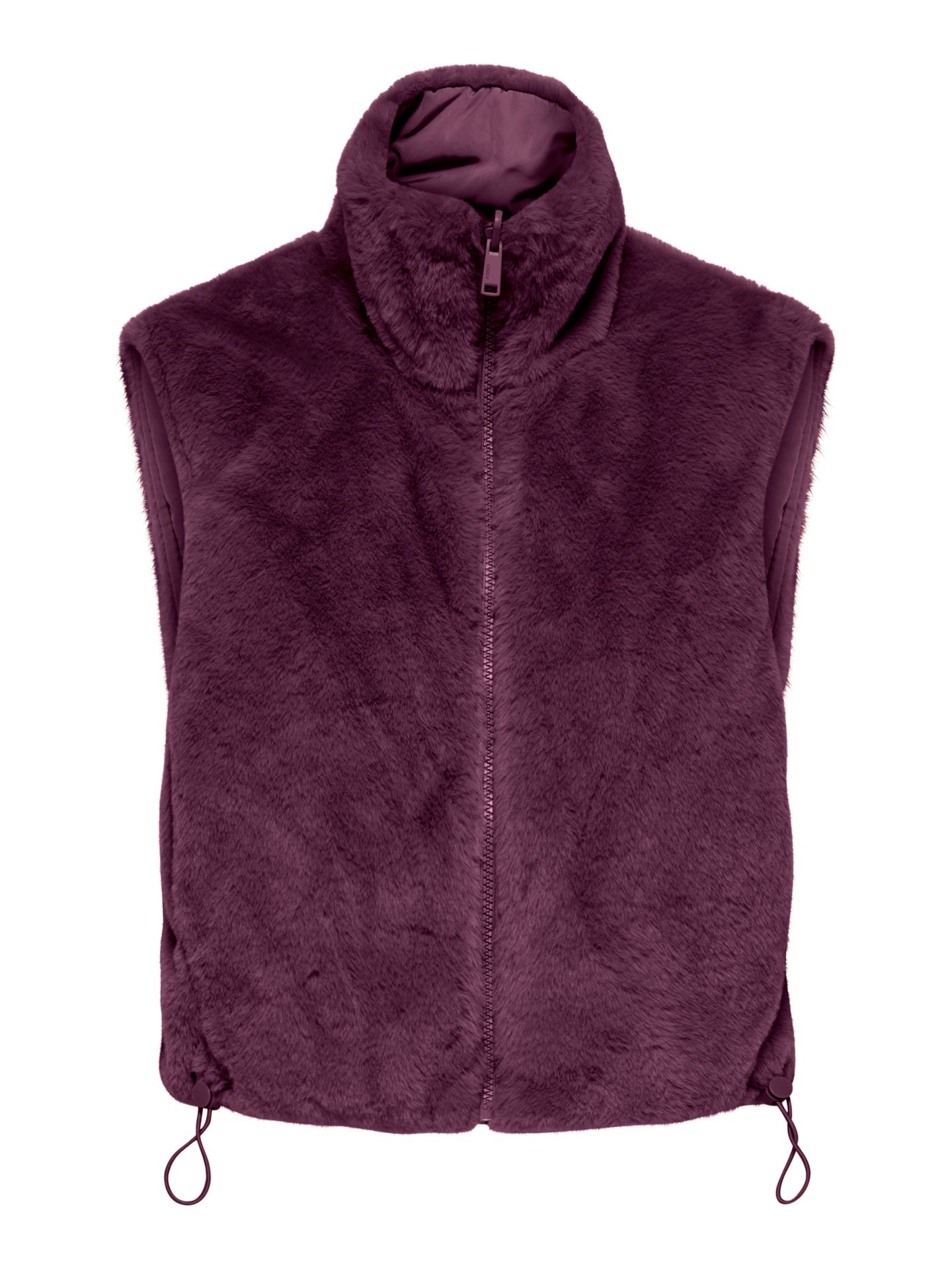 Only ONLDANA FAUX FUR REV.WAISTCOAT OTW Mauve Wine 2900159919056