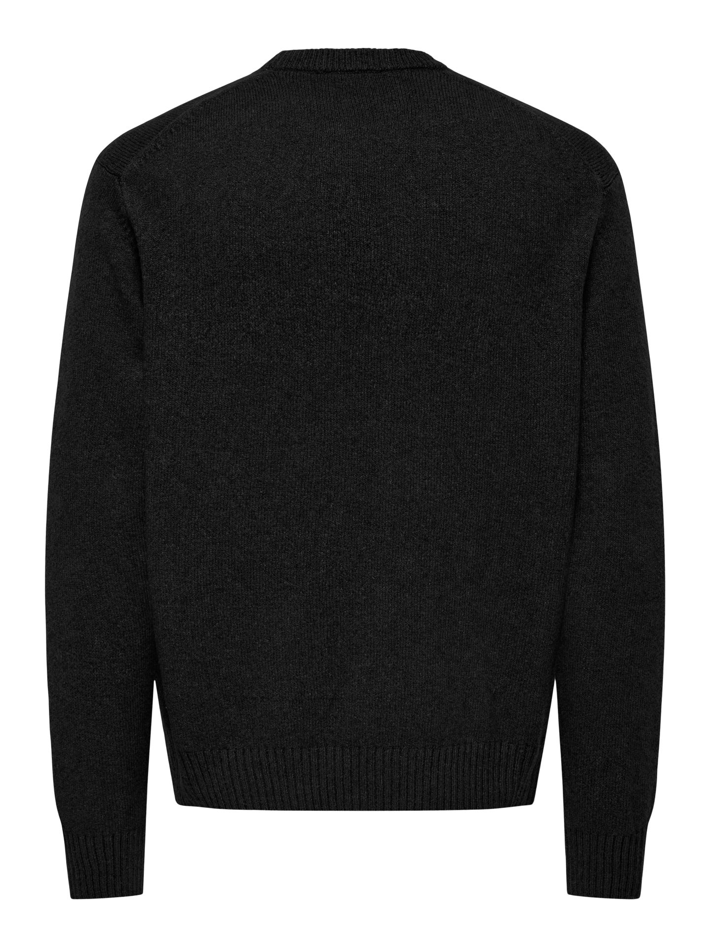 Only & Sons ONSJAMES RLX CREW KNIT NOOS Black 00115019-EKA26011400000174
