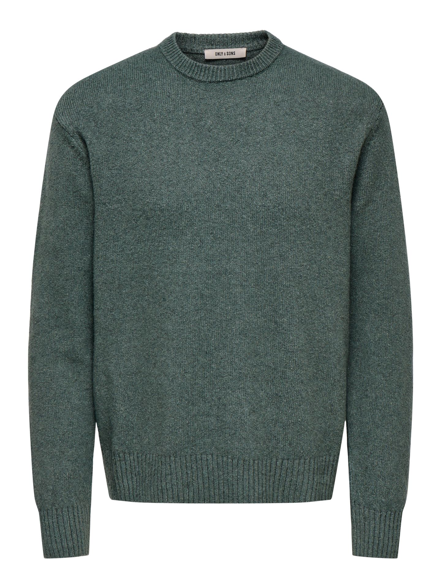 Only & Sons ONSJAMES RLX CREW KNIT NOOS Castor Gray 00115019-EKA26011400000446