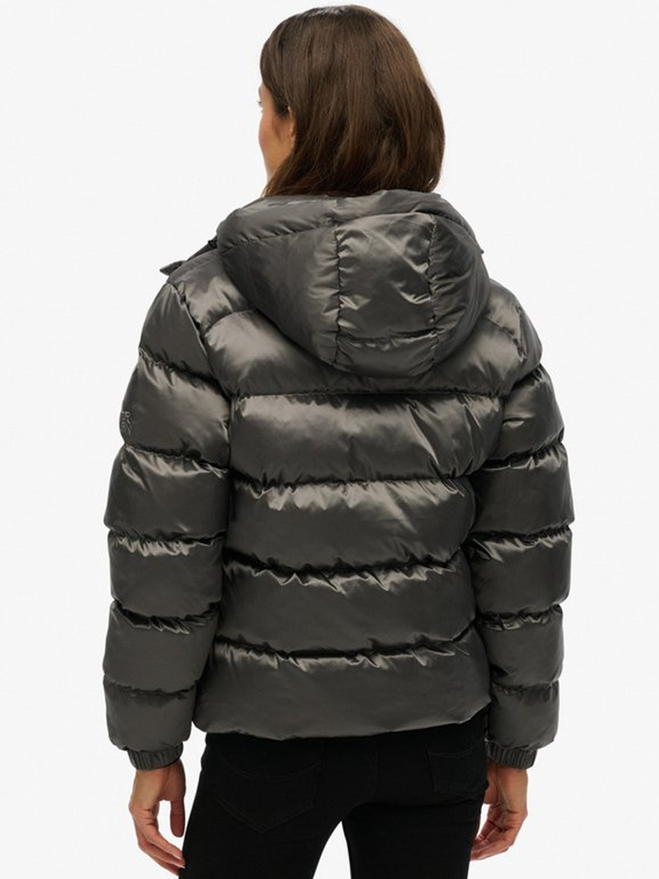 Superdry Hooded luxe sports puffer Black Sheen 2900159967040 Superdry Hooded luxe sports puffer Black Sheen 2900159967040