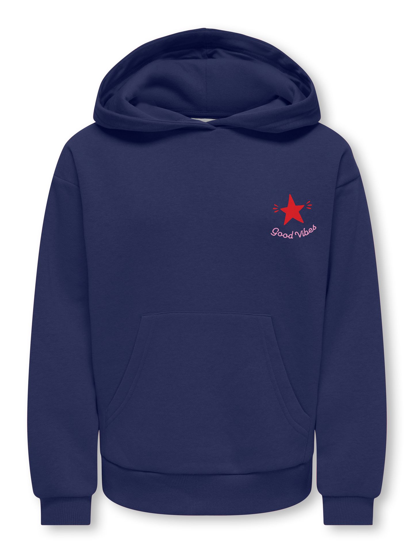 Only KOGMARISA SMILE HOOD L/S O-NECK CS Midnight Sail/Smile Good Vibes 2900159975014