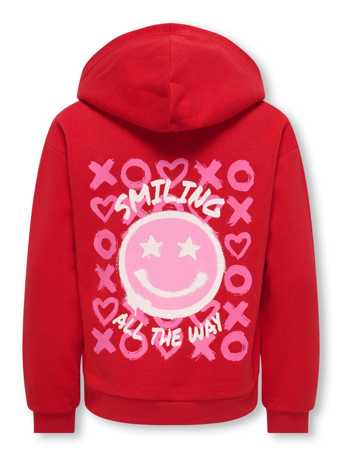 Only KOGMARISA SMILE HOOD L/S O-NECK CS Salsa/XOXO Smile Face 2900159976028 Only KOGMARISA SMILE HOOD L/S O-NECK CS Salsa/XOXO Smile Face 2900159976028