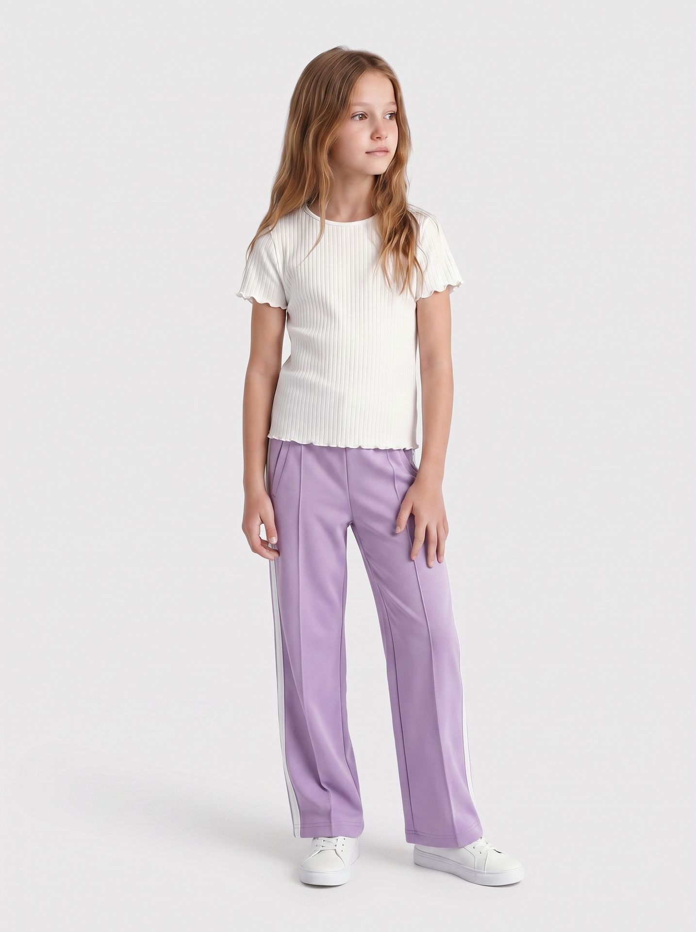 Kids Only KOGWARM UP LIFE X TRACK PANT PNT Lilac Breeze/Crushed Grape Stripes/ 2900165901045
