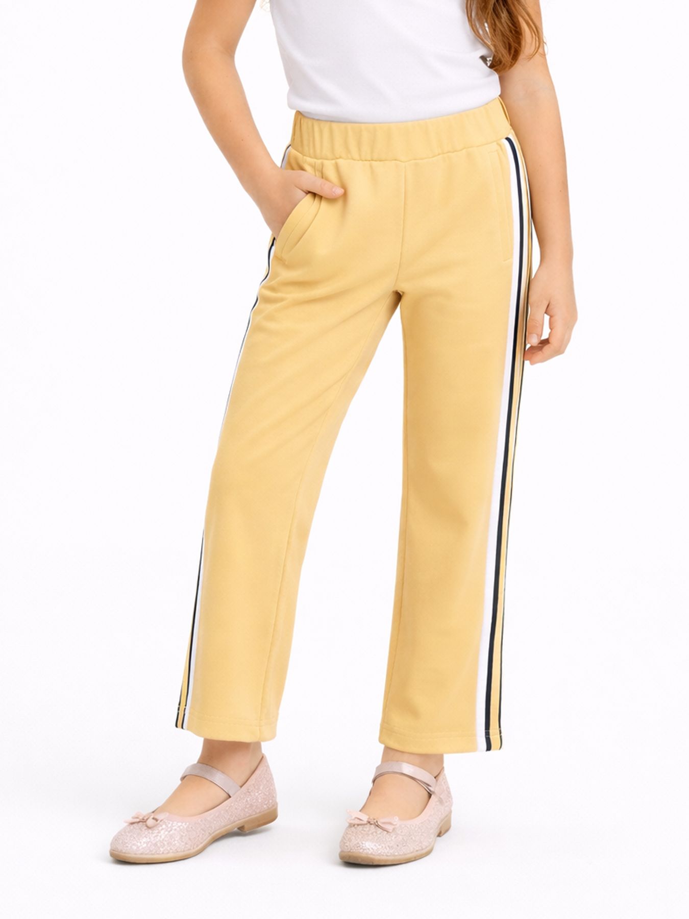 Kids Only KOGWARM UP LIFE X TRACK PANT PNT Sunlight/Panel White/Black/Sunlight 00115031-EKA26011400003439