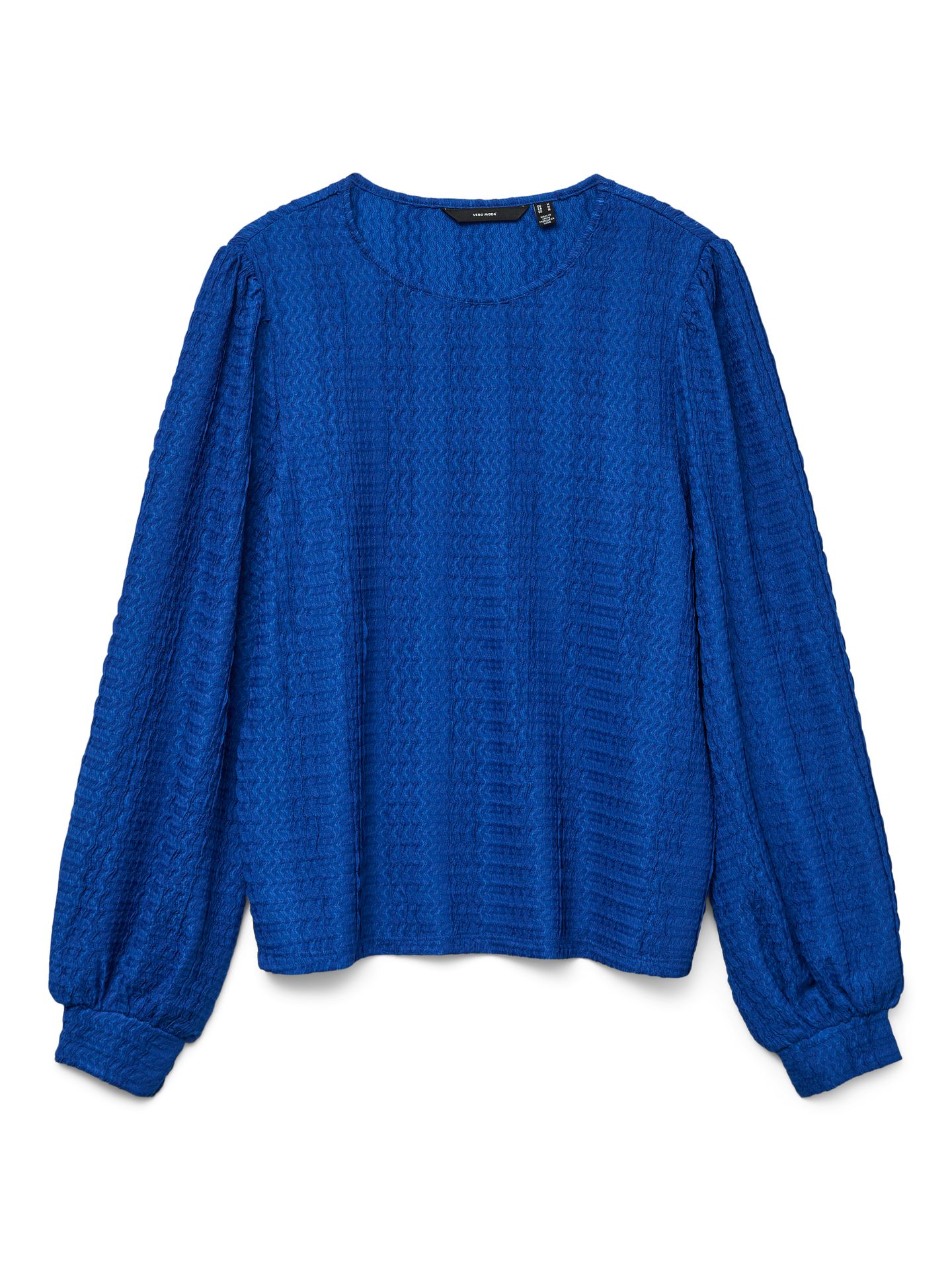 Vero Moda VMJASMIN LS O-NECK TOP JRS GA Surf the Web 00115036-EKA26011400002421