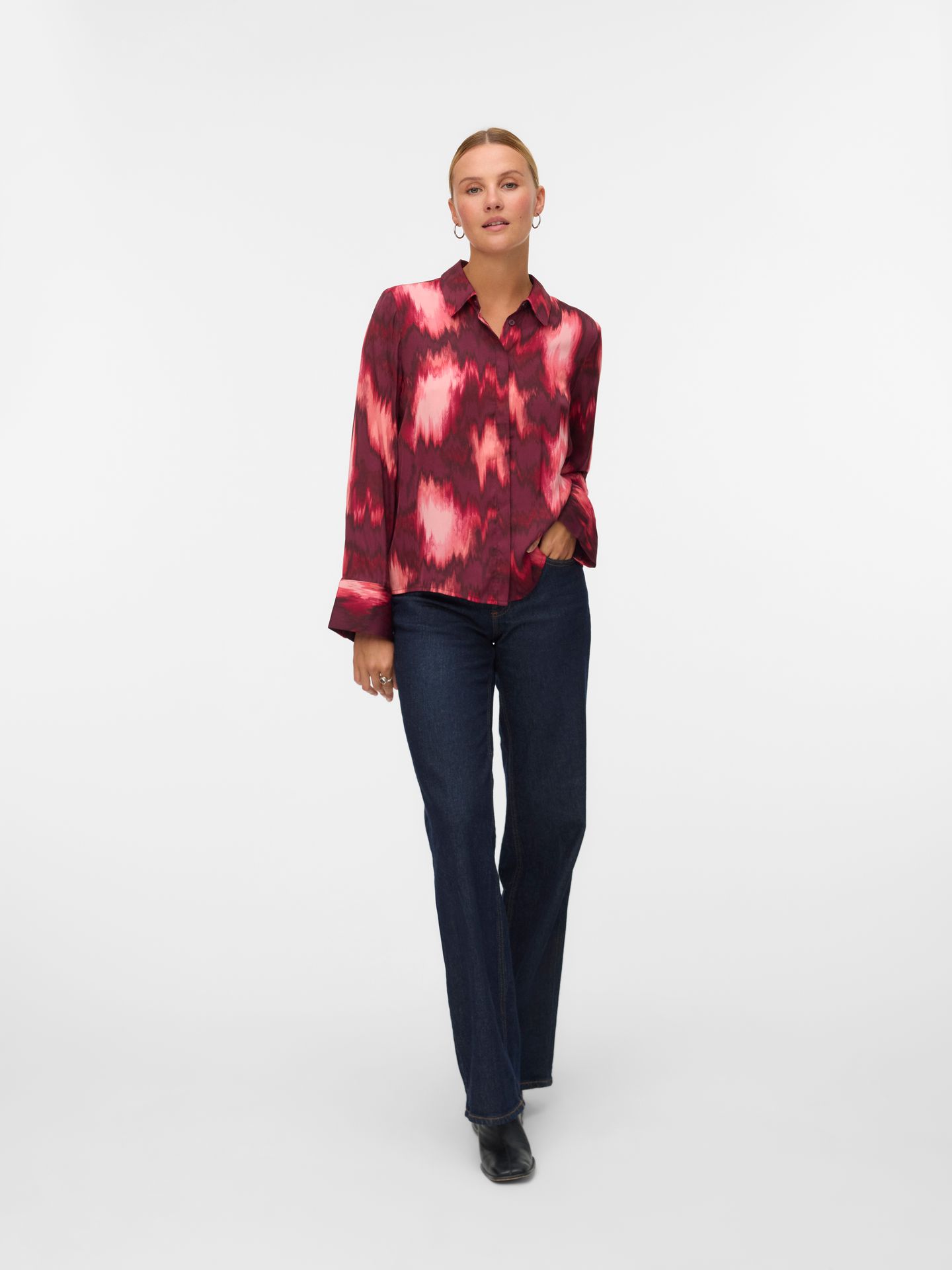 Vero Moda VMGERNA L/S SHIRT WVN LCS Winetasting/Gerna 2900159993032 Vero Moda VMGERNA L/S SHIRT WVN LCS Winetasting/Gerna 2900159993032