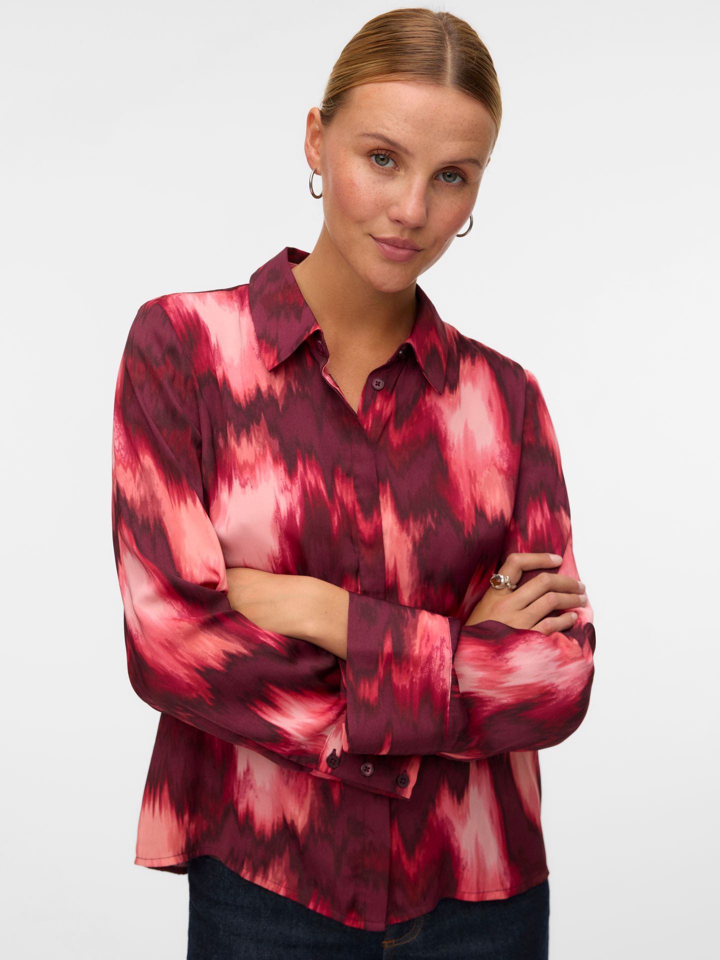 Vero Moda VMGERNA L/S SHIRT WVN LCS Winetasting/Gerna 2900159993032 Vero Moda VMGERNA L/S SHIRT WVN LCS Winetasting/Gerna 2900159993032