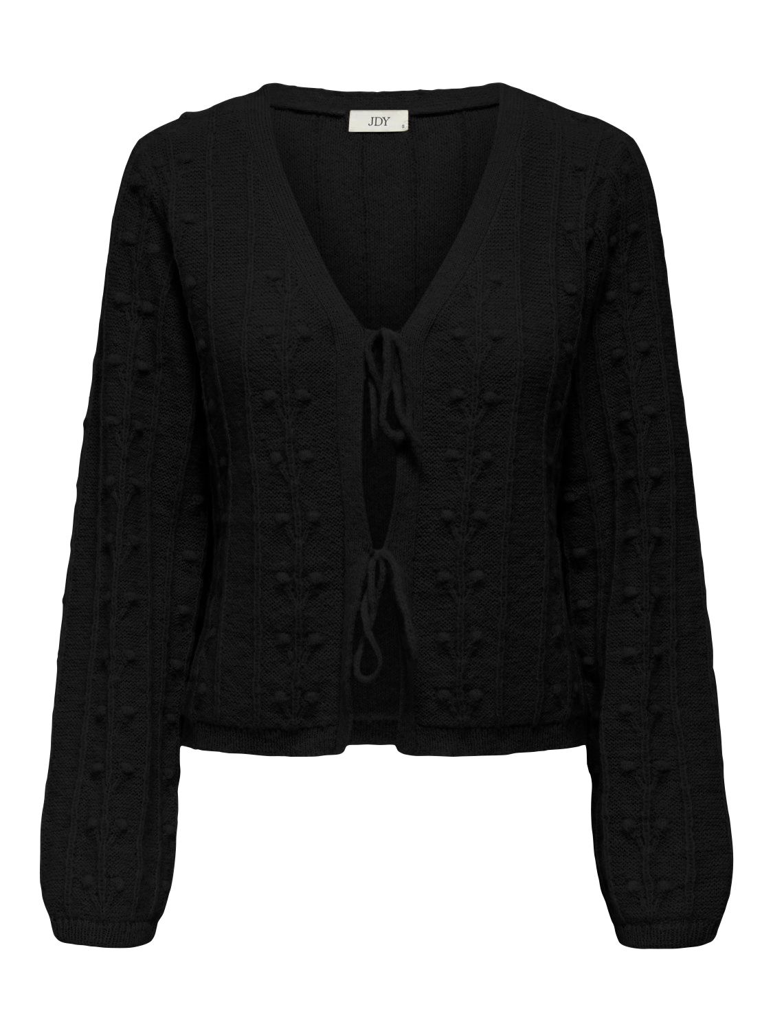 Only JDYSIGRID LIFE L/S TIE CARDIGAN KNT Black 00115040-EKA26011400000004