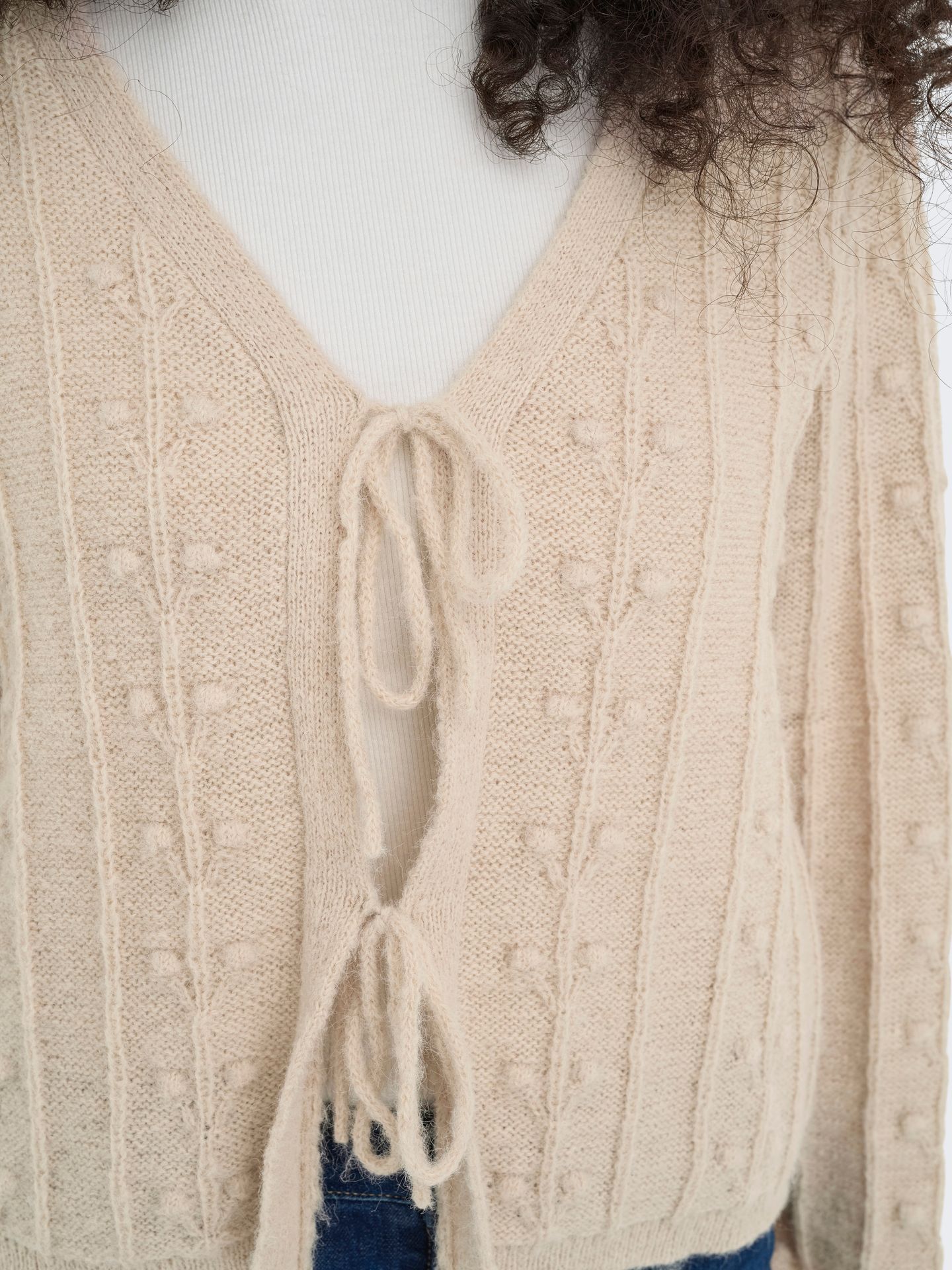 JDY JDYSIGRID LIFE L/S TIE CARDIGAN KNT Cement 2900159997054 JDY JDYSIGRID LIFE L/S TIE CARDIGAN KNT Cement 2900159997054
