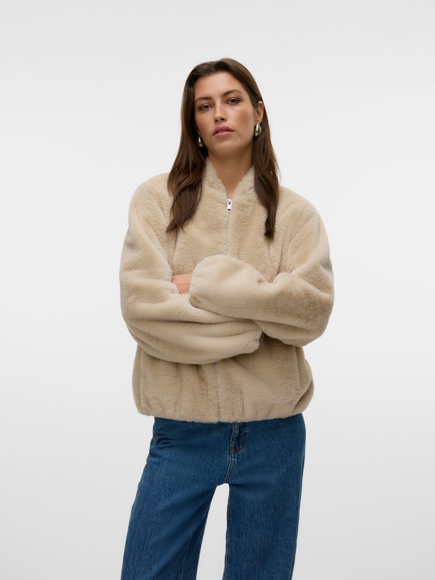 Vero Moda VMSONJALIGA SHORT JACKET GA BOO Oatmeal 2900160247049 Vero Moda VMSONJALIGA SHORT JACKET GA BOO Oatmeal 2900160247049