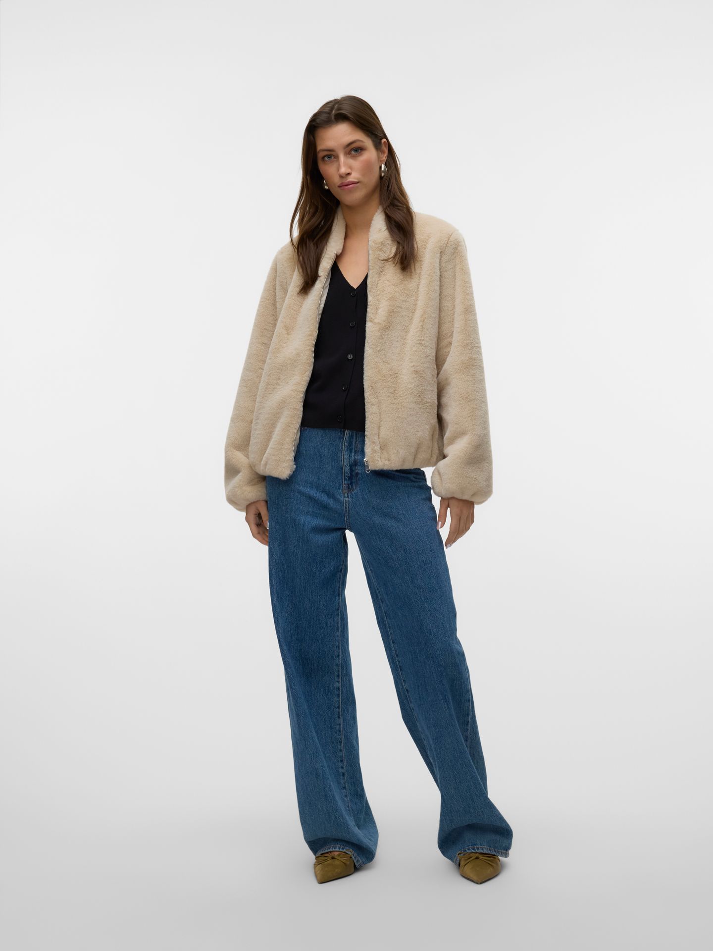 Vero Moda VMSONJALIGA SHORT JACKET GA BOO Oatmeal 2900160247049 Vero Moda VMSONJALIGA SHORT JACKET GA BOO Oatmeal 2900160247049