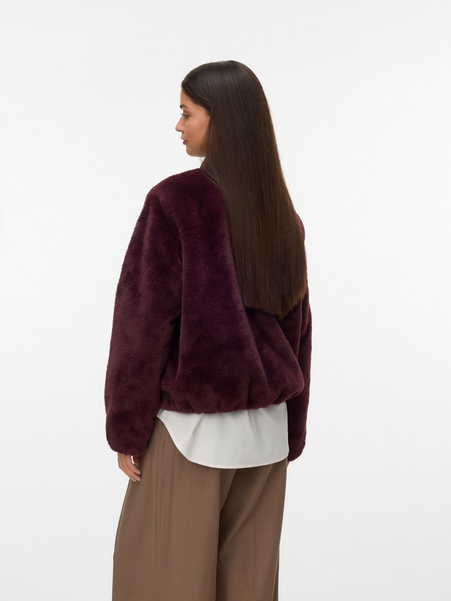 Vero Moda VMSONJALIGA SHORT JACKET GA BOO Winetasting 2900160001016