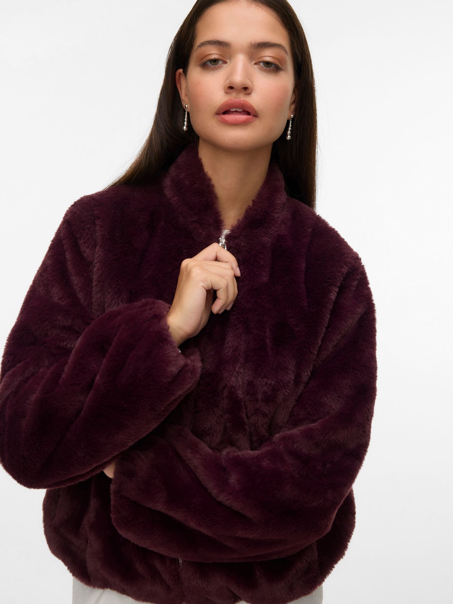 Vero Moda VMSONJALIGA SHORT JACKET GA BOO Winetasting 2900160001016