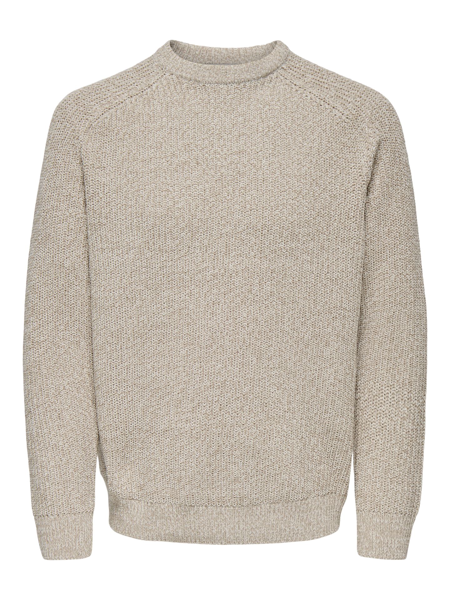 Only & Sons ONSJOIN RLX LS RAGLAN KNIT Silver Lining/MELANGE 00115044-EKA26011400001994