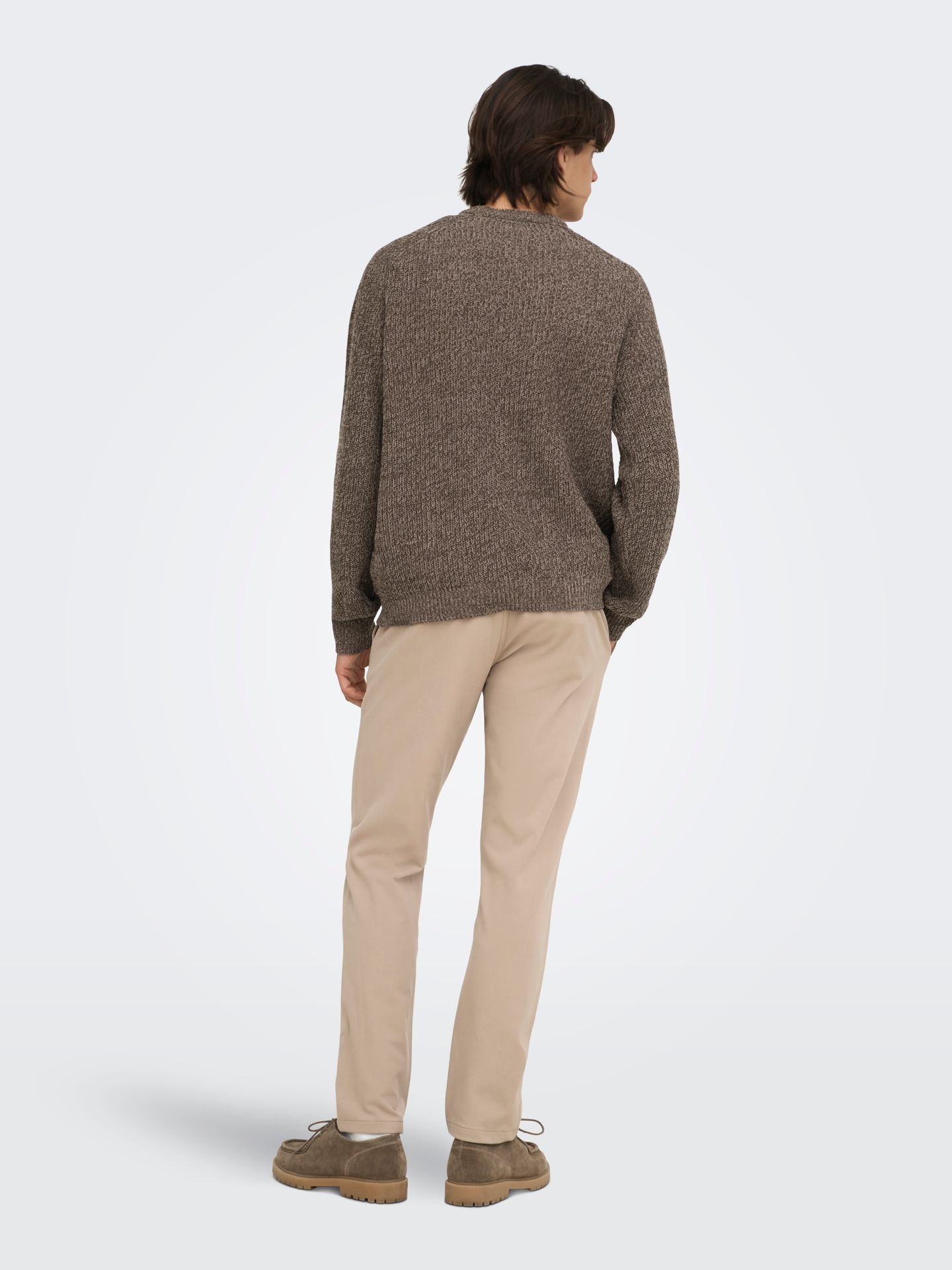 Only & Sons ONSJOIN RLX LS RAGLAN KNIT Falcon/DEMITASSE 2900169469022