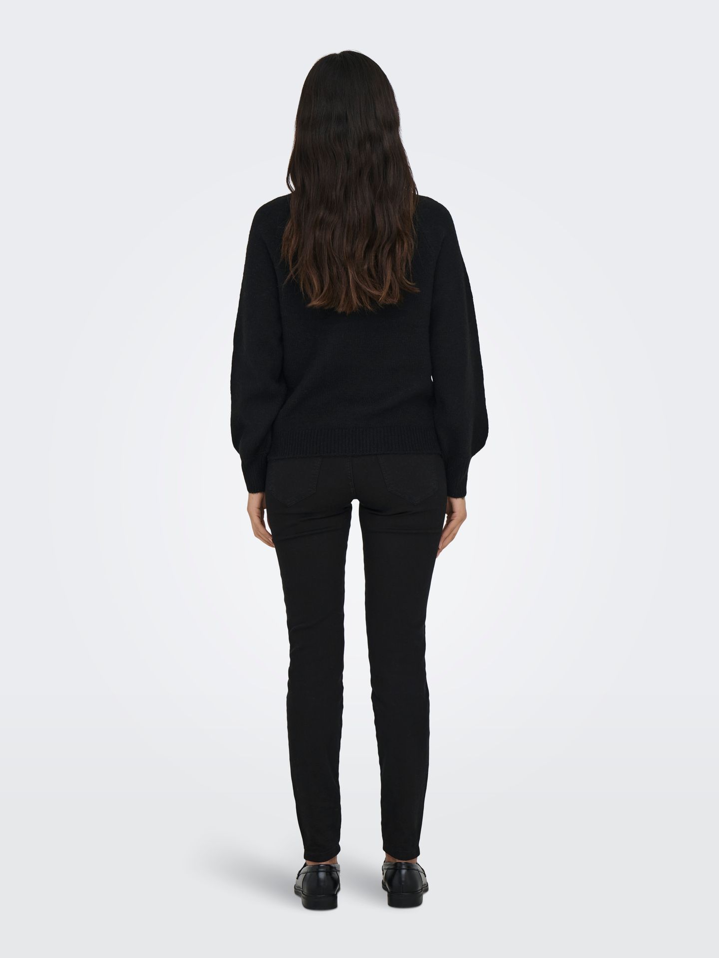 Only ONLEMMA LIFE LS BUTTON ONECK KNT NO Black 2900160011039