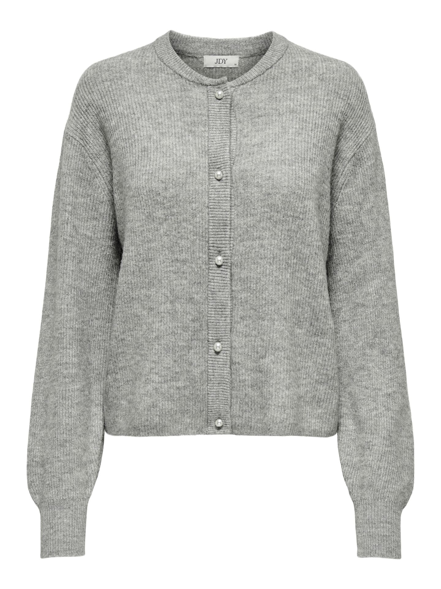 Only JDYLUMI LIFE L/S BUTTON CARDIGA KNT Medium Grey Melange 2900160021014