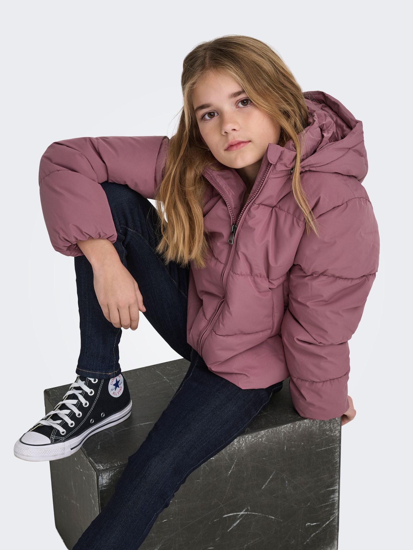 Kids Only KOGJUTA LIFE SHORT PUFFER OTW NOOS Rose Brown 2900160223036