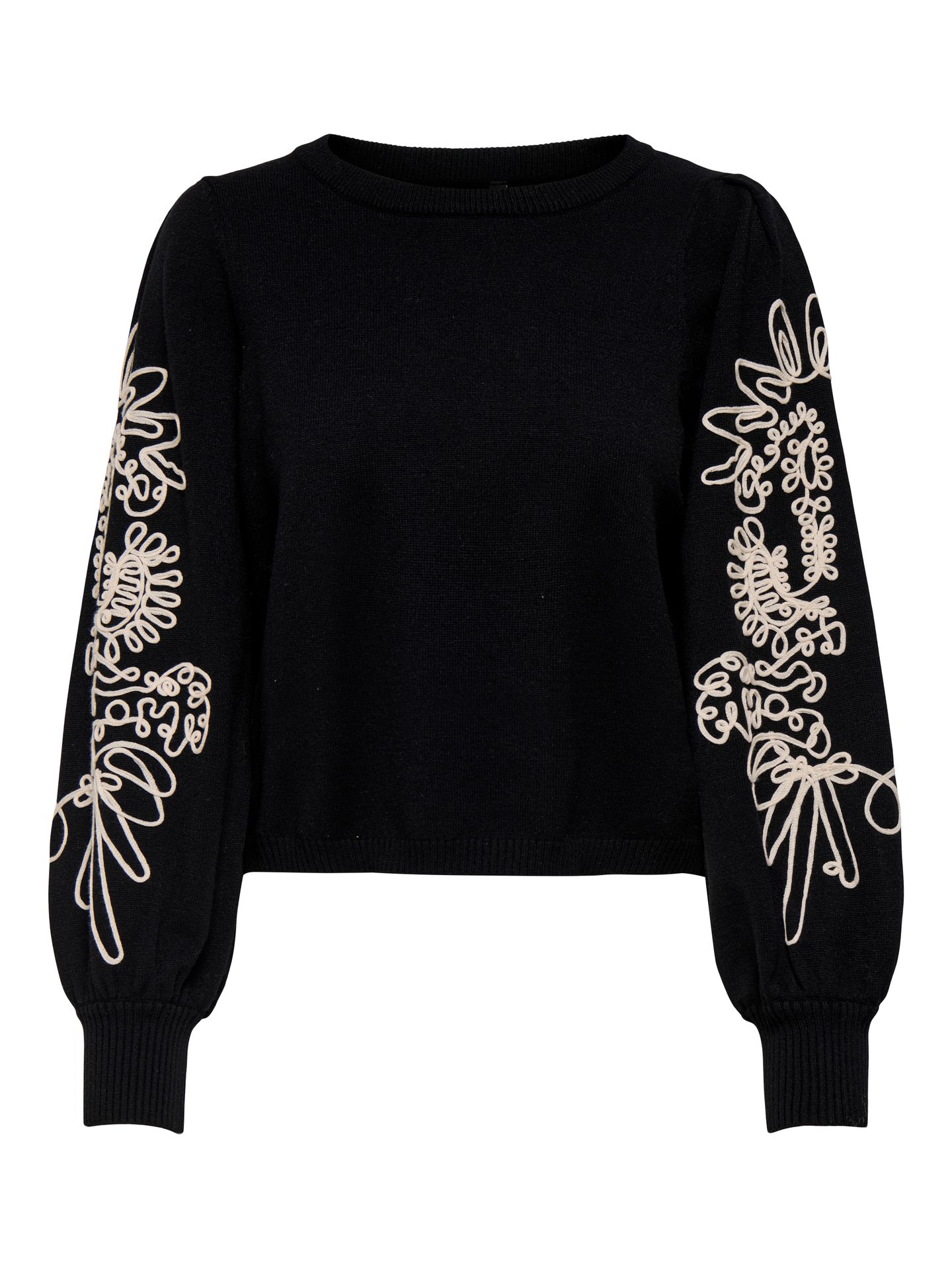 Only ONLMAGNOLIA LS DETAIL PULLOVER KNT Black/LEO AOP 2900160226044
