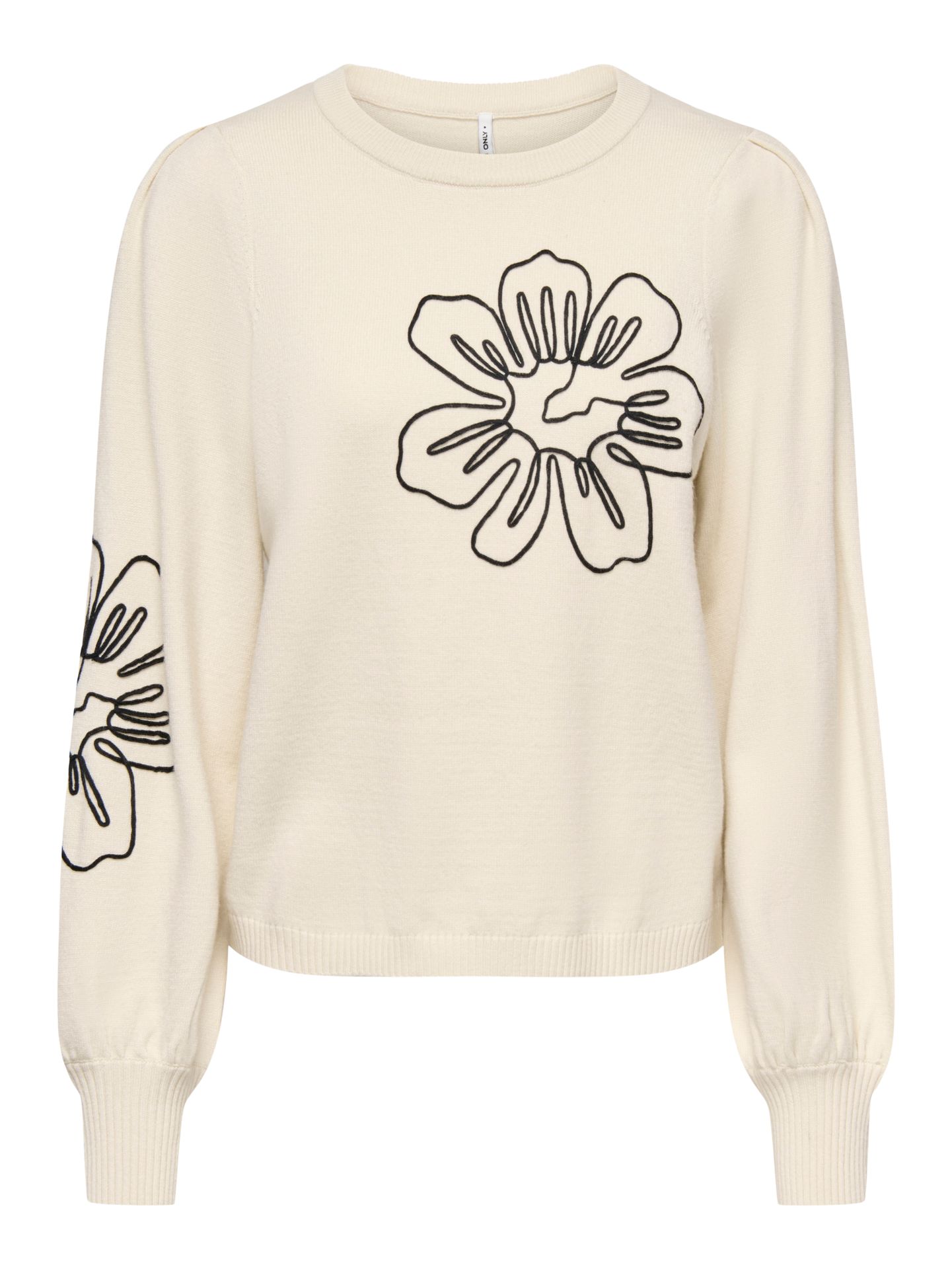 Only ONLMAGNOLIA LS DETAIL PULLOVER KNT Whitecap Gray/W MELANGE 00115167-EKA26011400000314