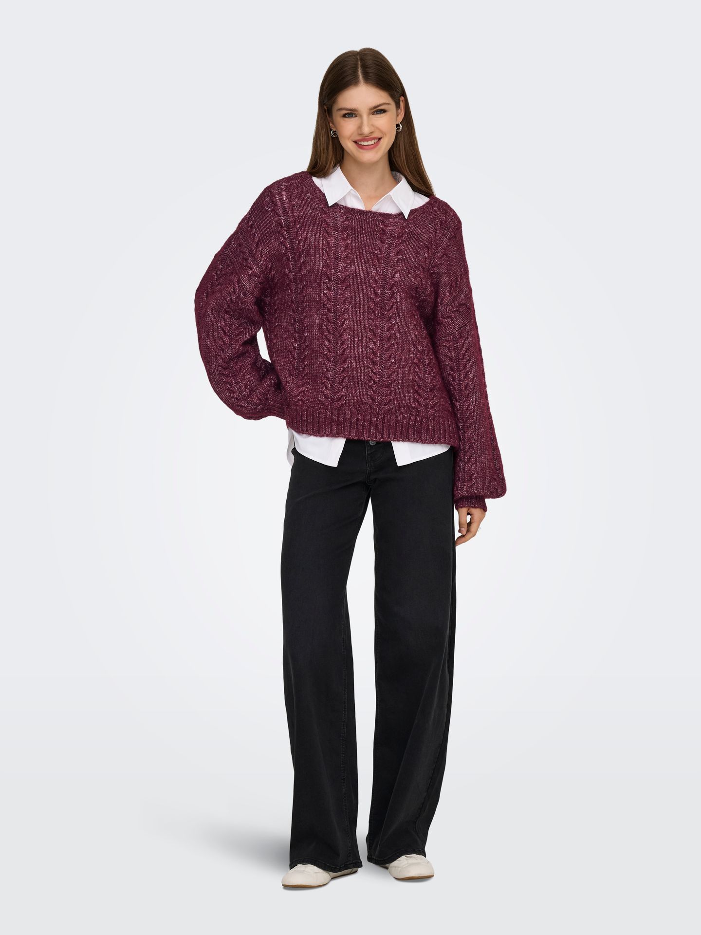 Only ONLIDA LIFE LS CABLE WIDE-NECK CC K Cabernet/BLACK BUTTONS 2900160228055