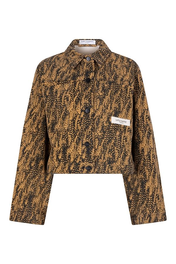Lofty Manner Jacket Maria 819 feathers print 2900160234070