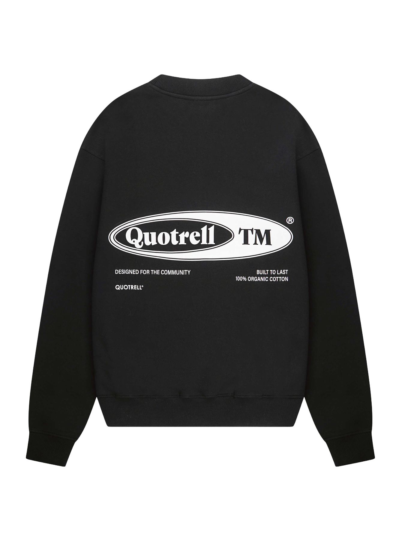 Quotrell Emblem Crewneck Black/White 2900160236067 Quotrell Emblem Crewneck Black/White 2900160236067