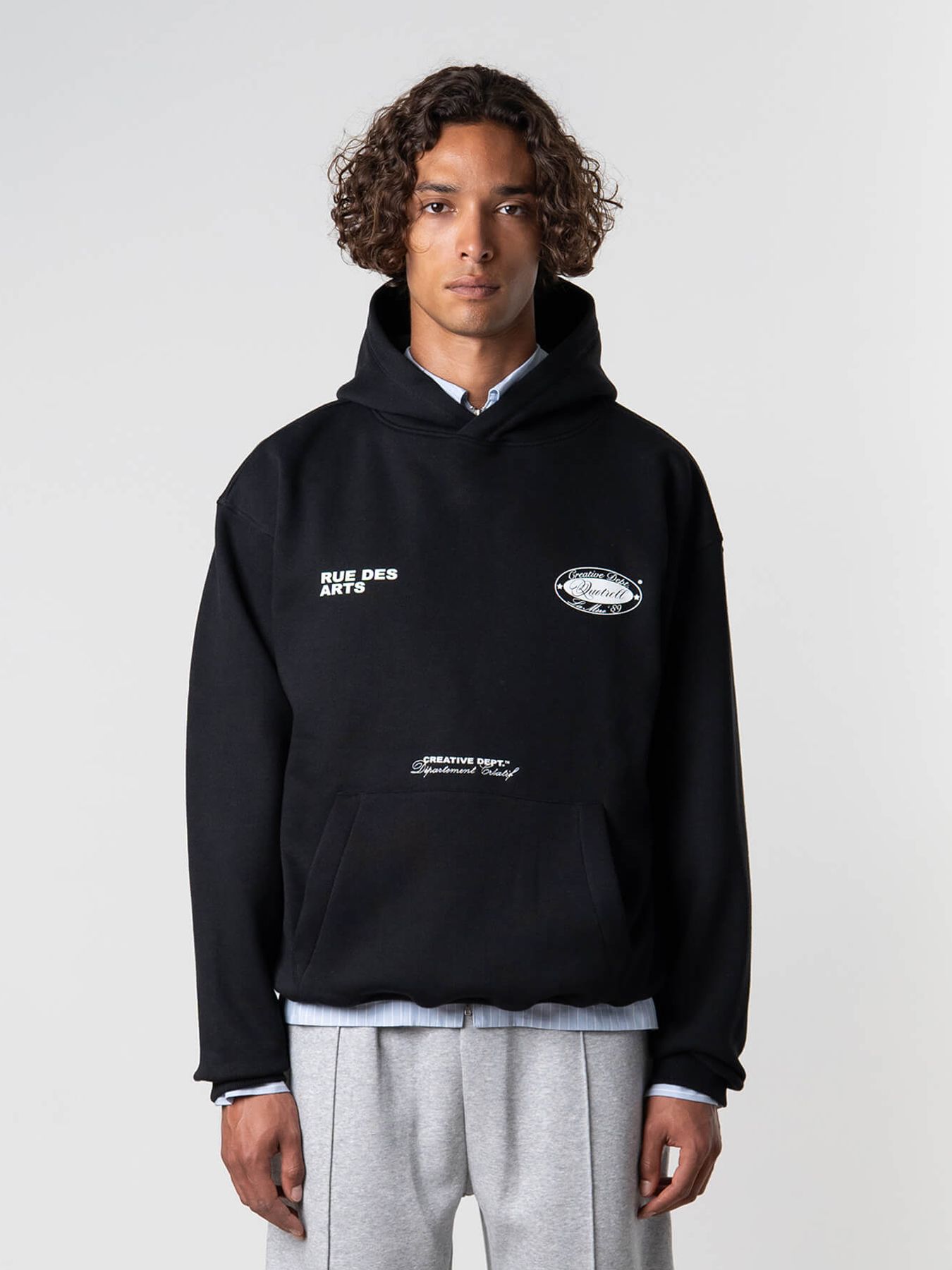 Quotrell La Mere hoodie Black/White 2900160240071