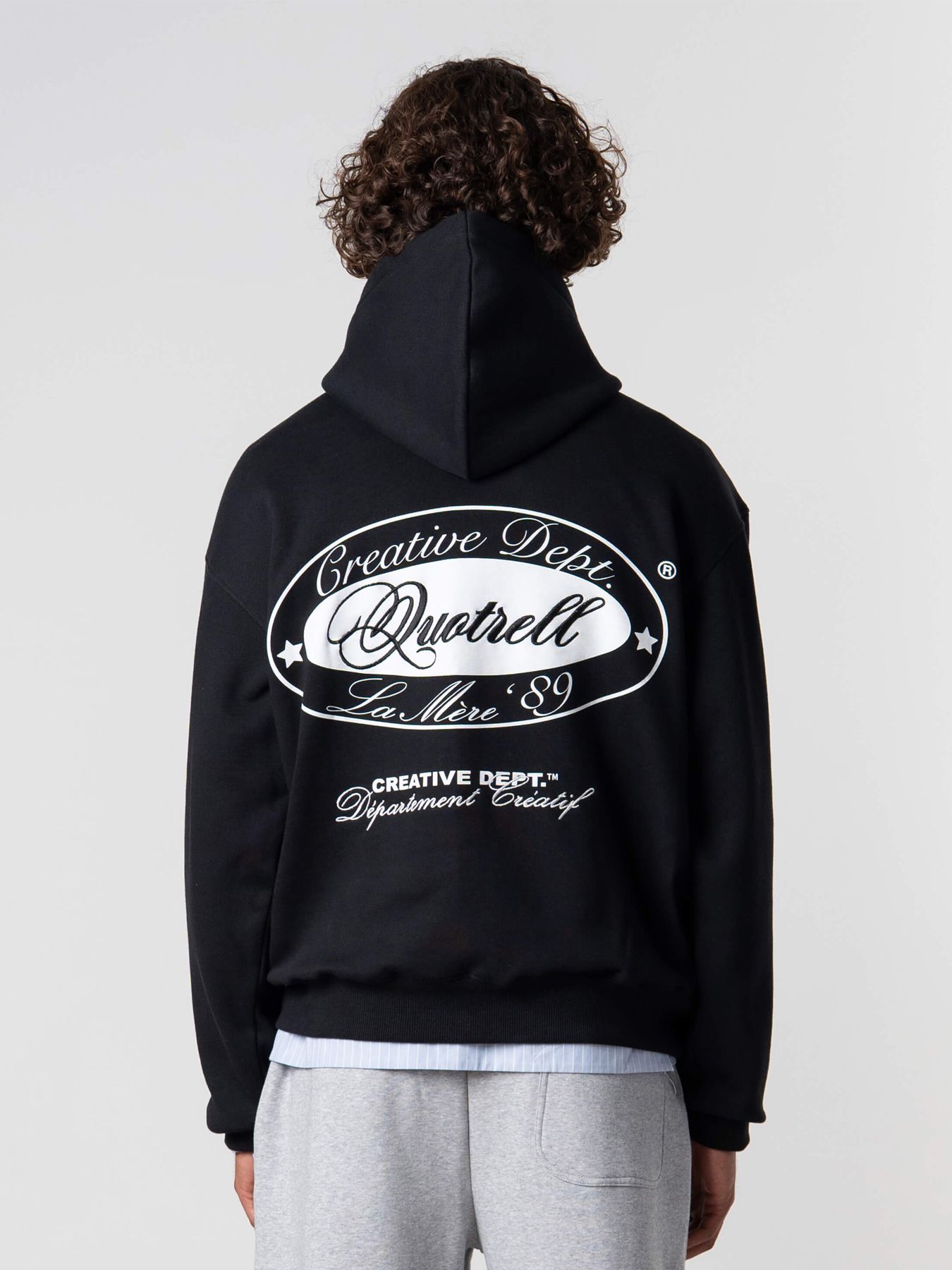 Quotrell La Mere hoodie Black/White 2900160240033
