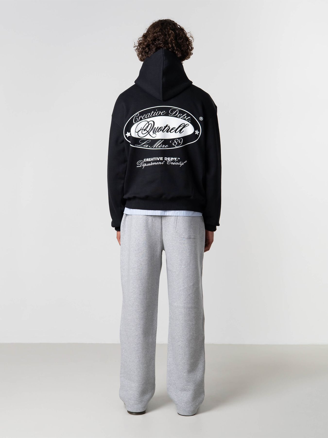 Quotrell La Mere hoodie Black/White 2900160240033