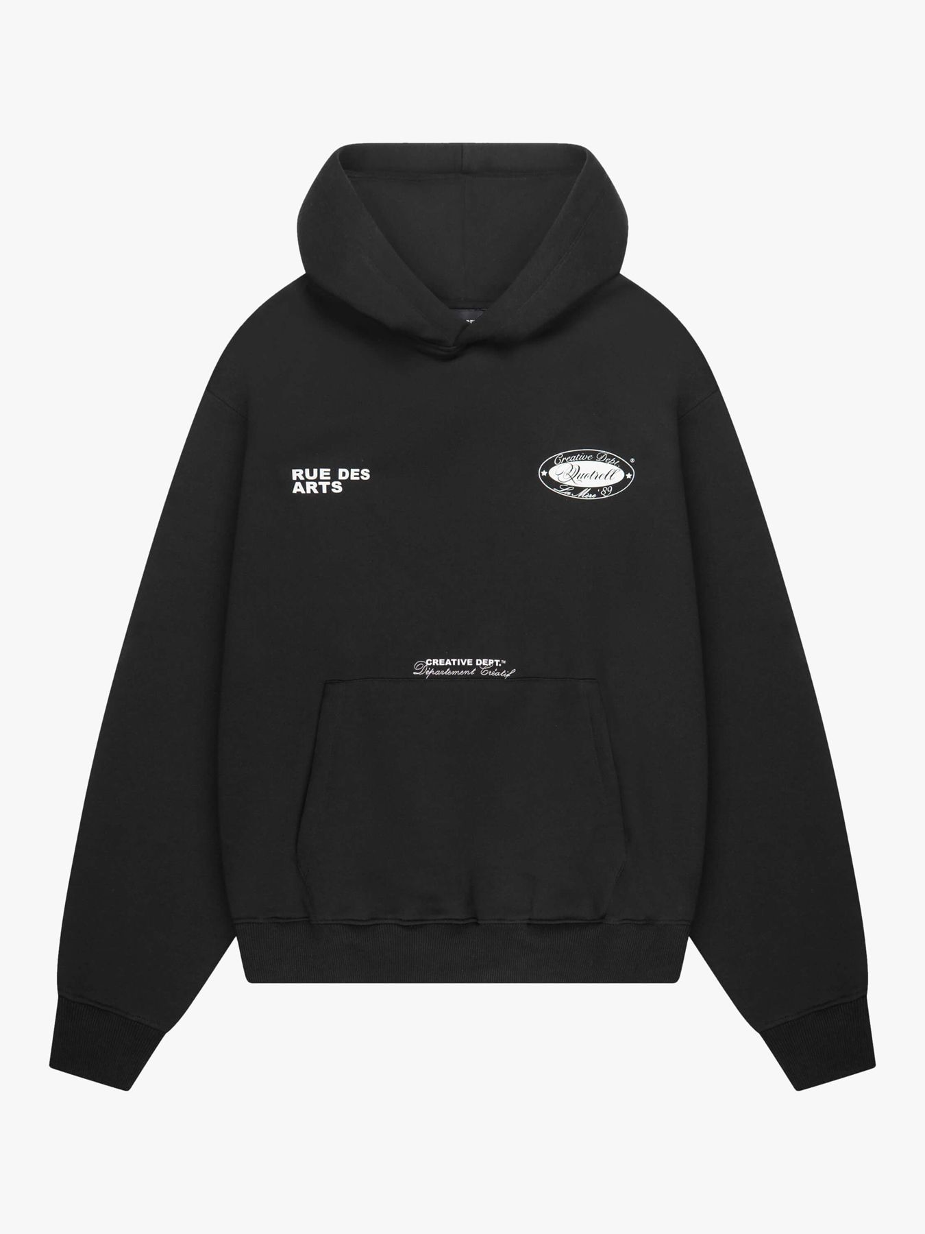 Quotrell La Mere hoodie Black/White 2900160240033