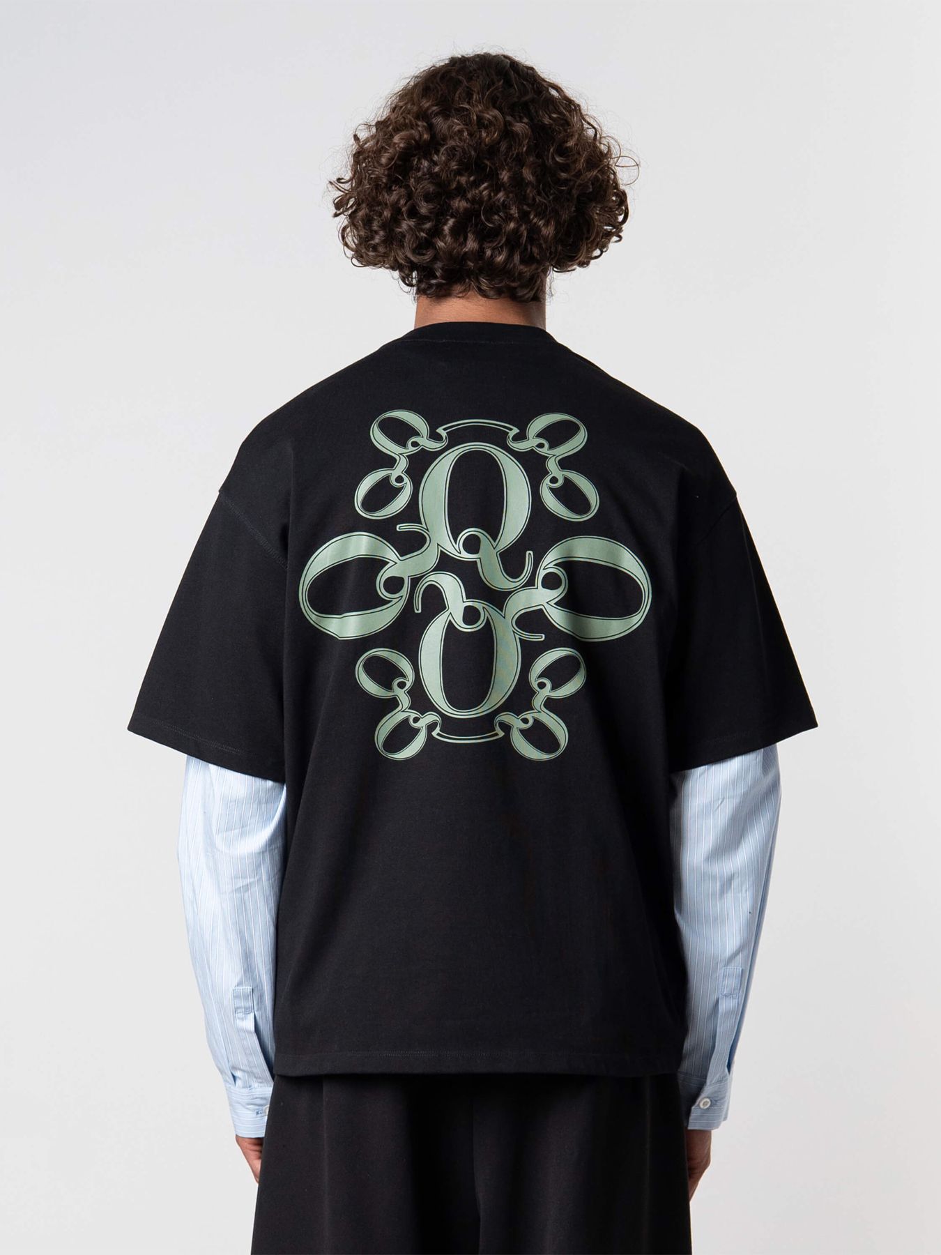 Quotrell Insignia tee Black/dark green 2900160241061