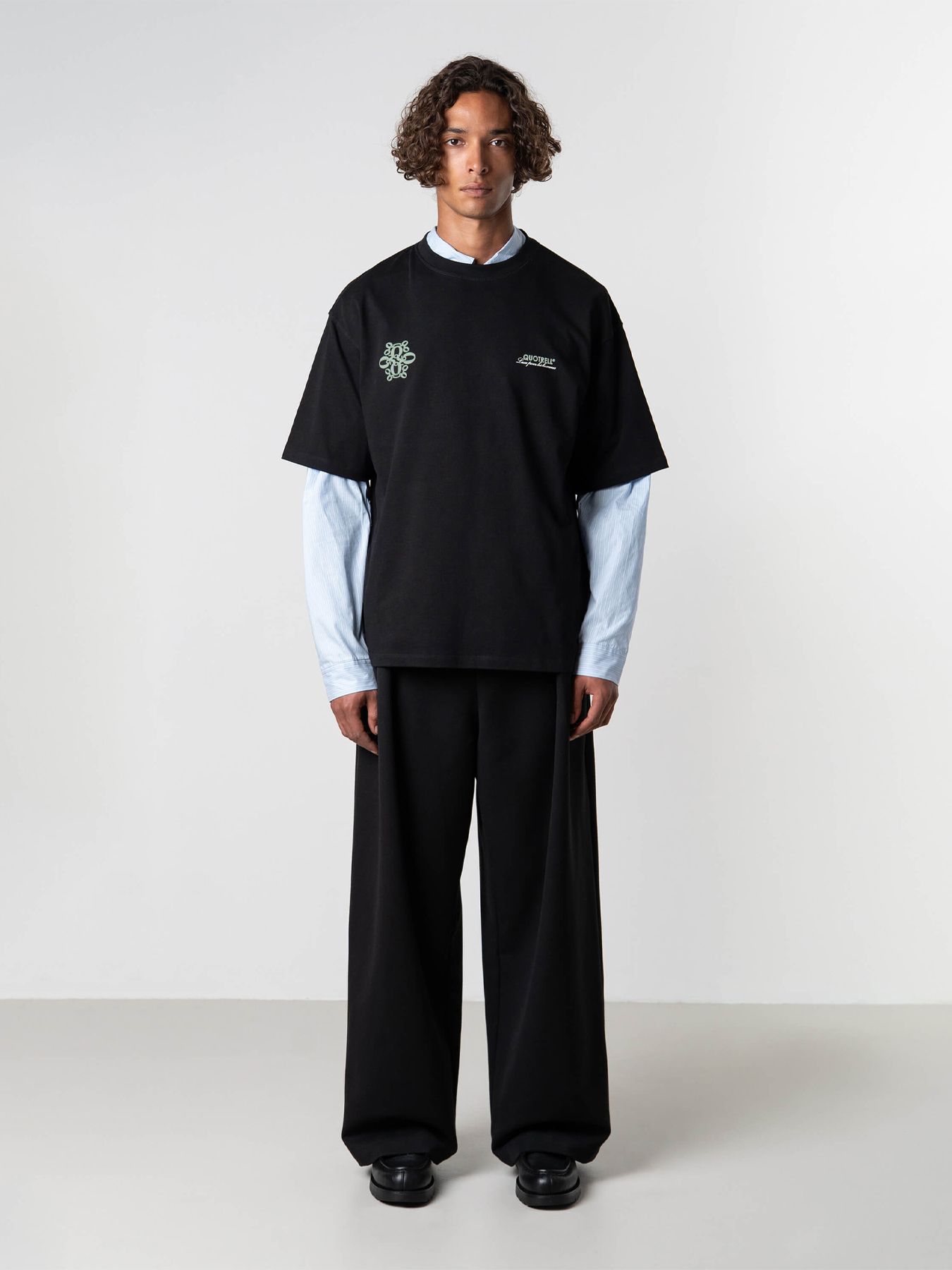 Quotrell Insignia tee Black/dark green 2900160241061