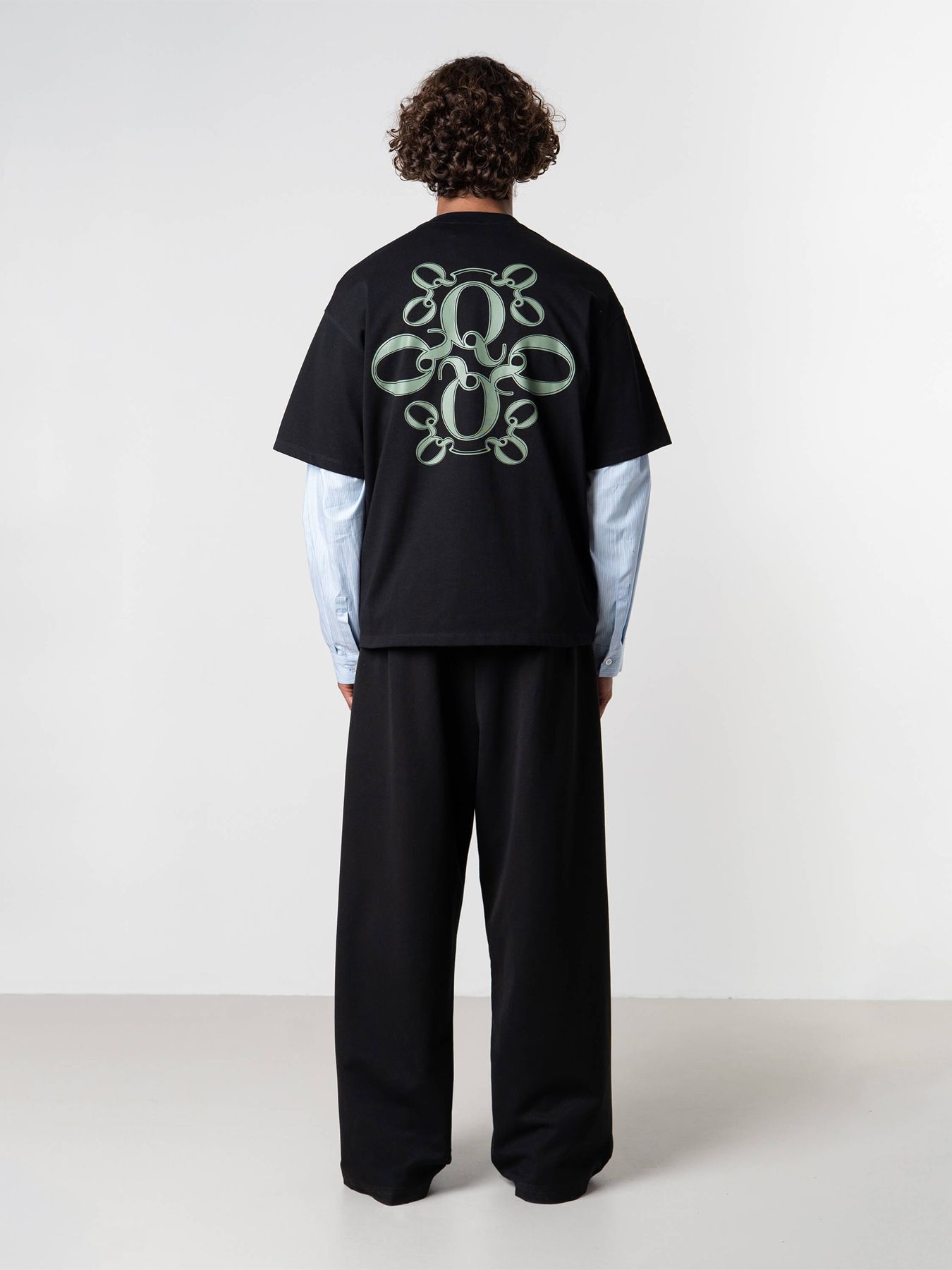 Quotrell Insignia tee Black/dark green 2900160241061