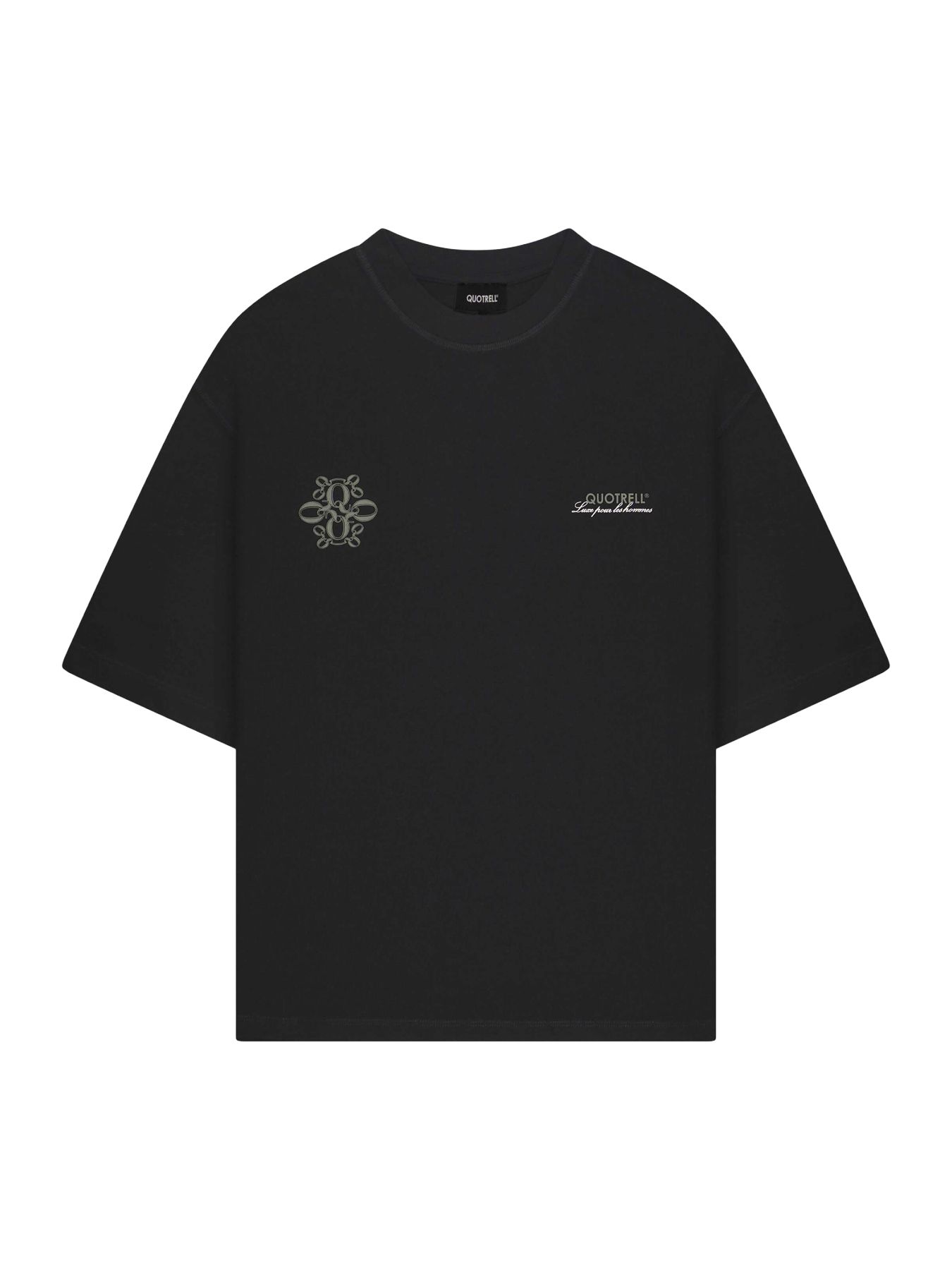 Quotrell Insignia tee Black/dark green 2900160241061