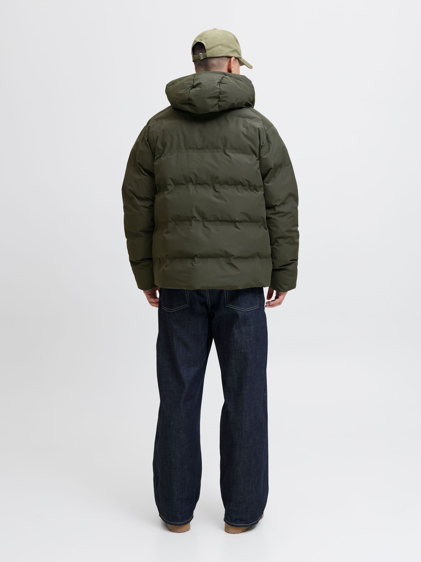 Jack & Jones JJESOHO PUFFER HOOD SN Rosin 2900160252043
