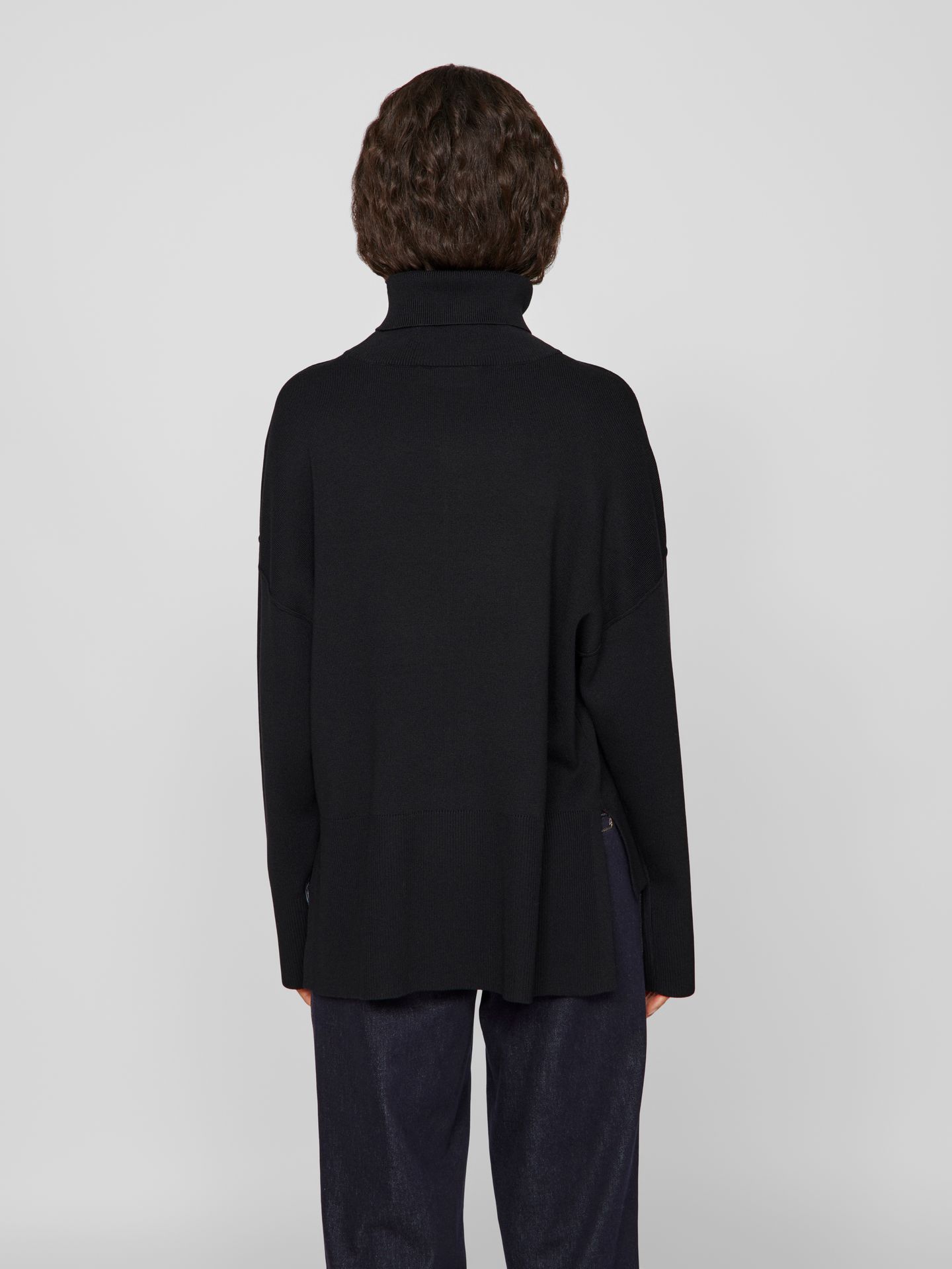 Vila VIOSTRIA ROLLNECK L/S KNIT TOP-NOOS Black Beauty 2900161166066