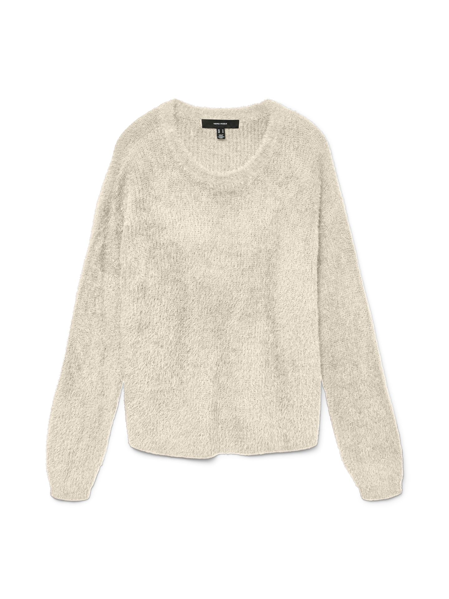 Vero Moda VMPUFF LS O-NECK PULLOVER BOO Birch 00115186-EKA26011400000114