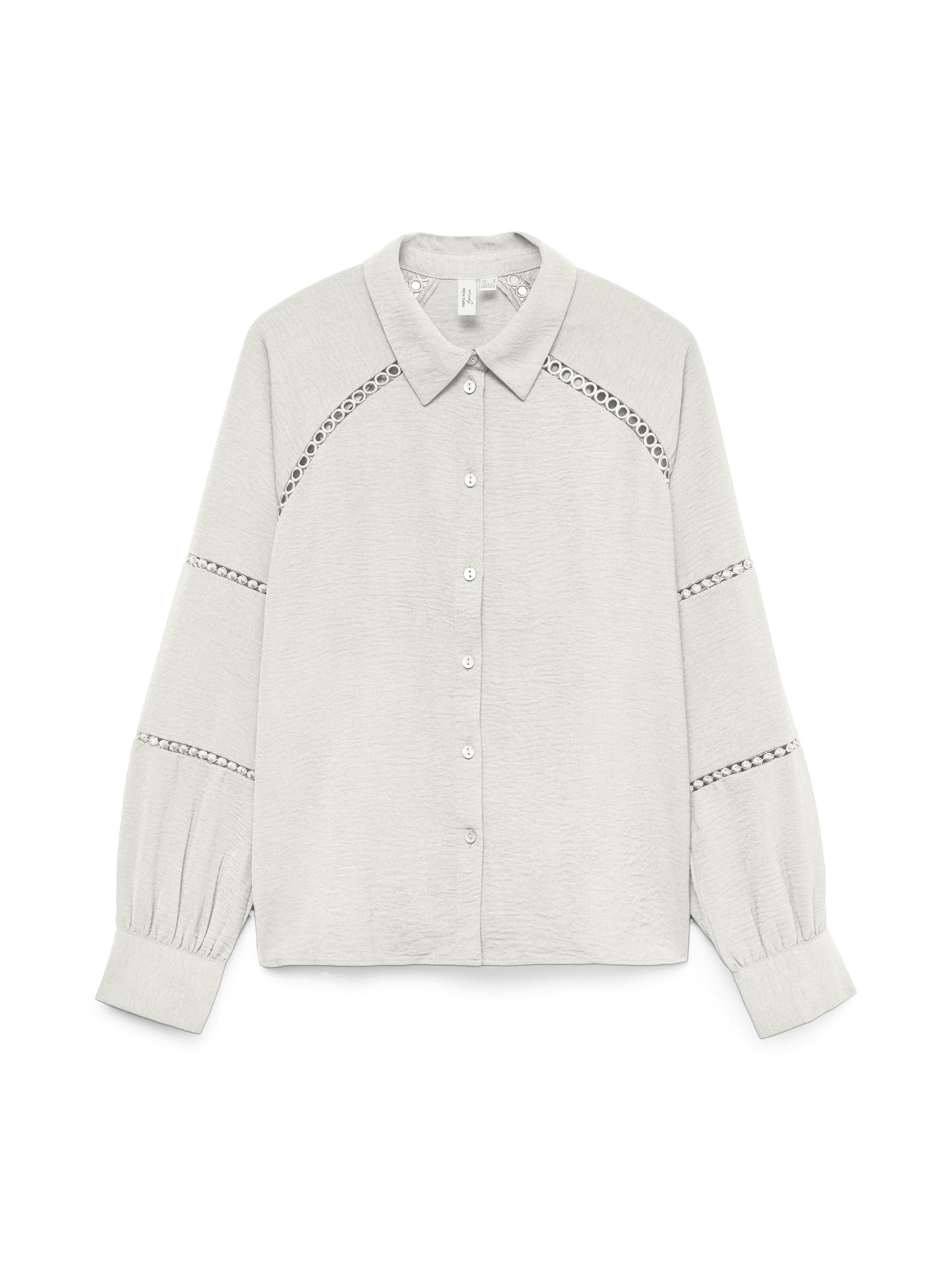 Vero Moda VMGUSLA L/S SHIRT WVN BTQ GA Snow White 00115187-EKA26011400000350