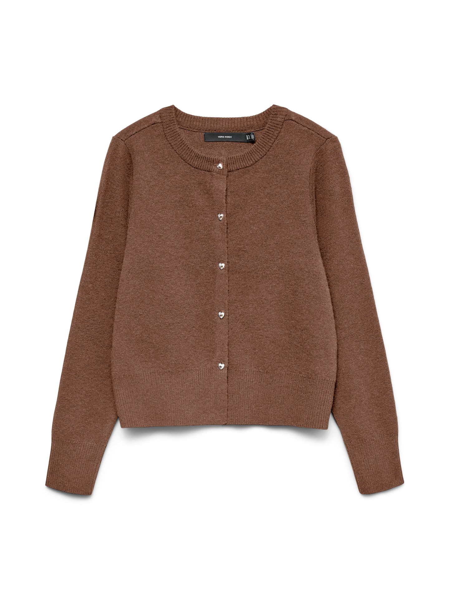 Vero Moda VMKACY LS O-NECK CARDIGAN Cocoa Brown 00115190-EKA26011400003715